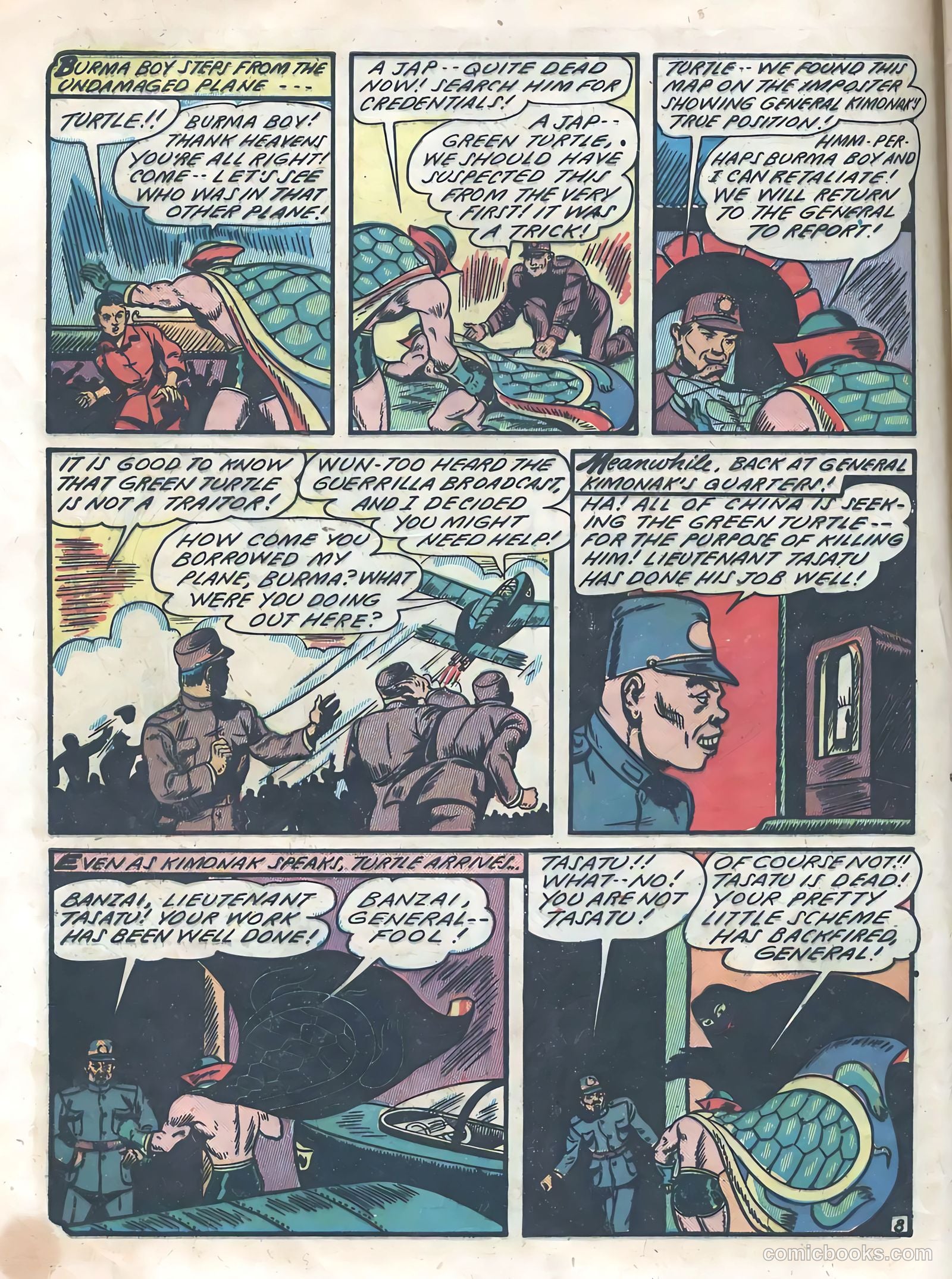 Blazing Comics #3 (1944, REWL PUBLICATIONS INC.) — page 10 of 52