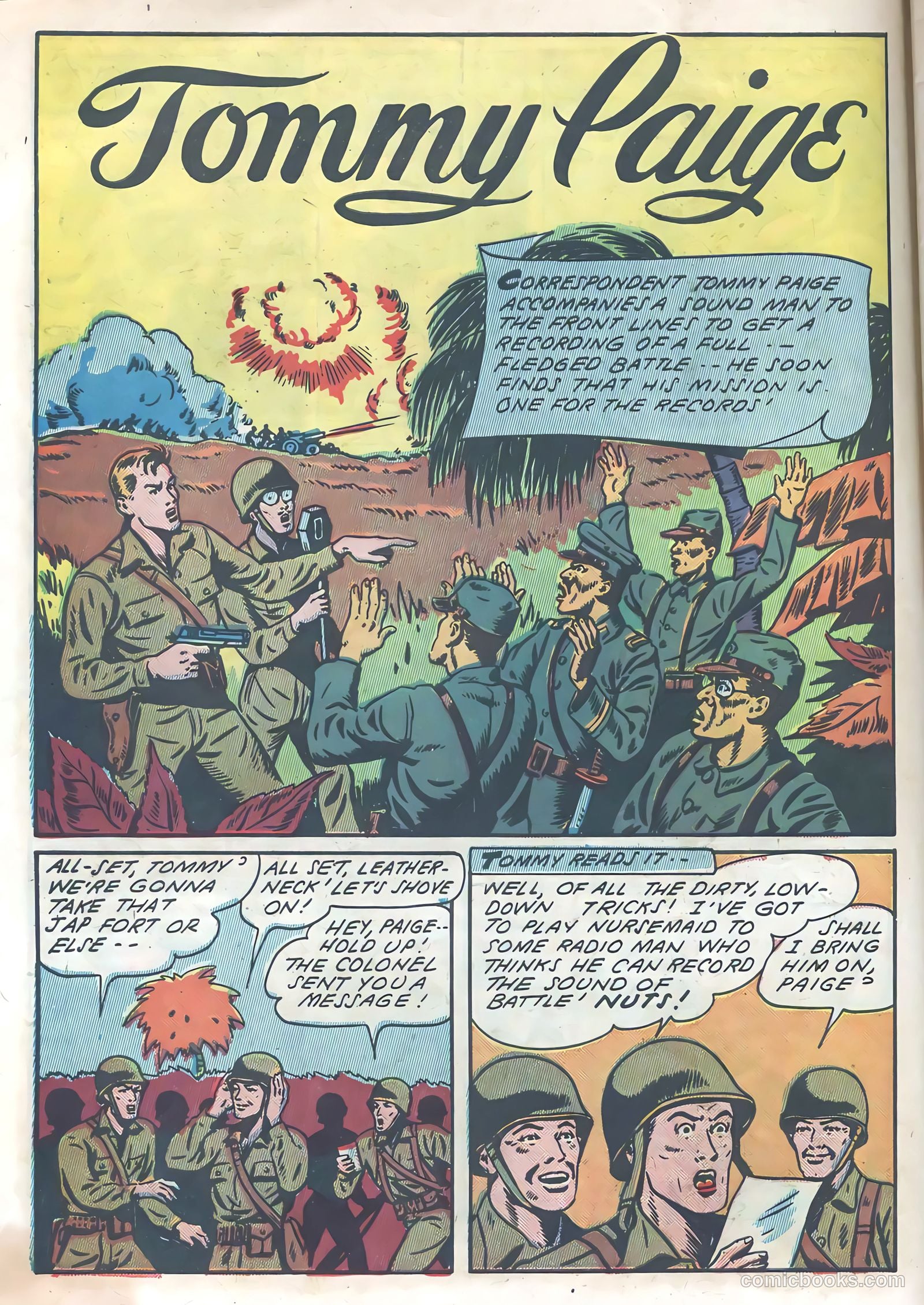 Blazing Comics #3 (1944, REWL PUBLICATIONS INC.) — page 12 of 52