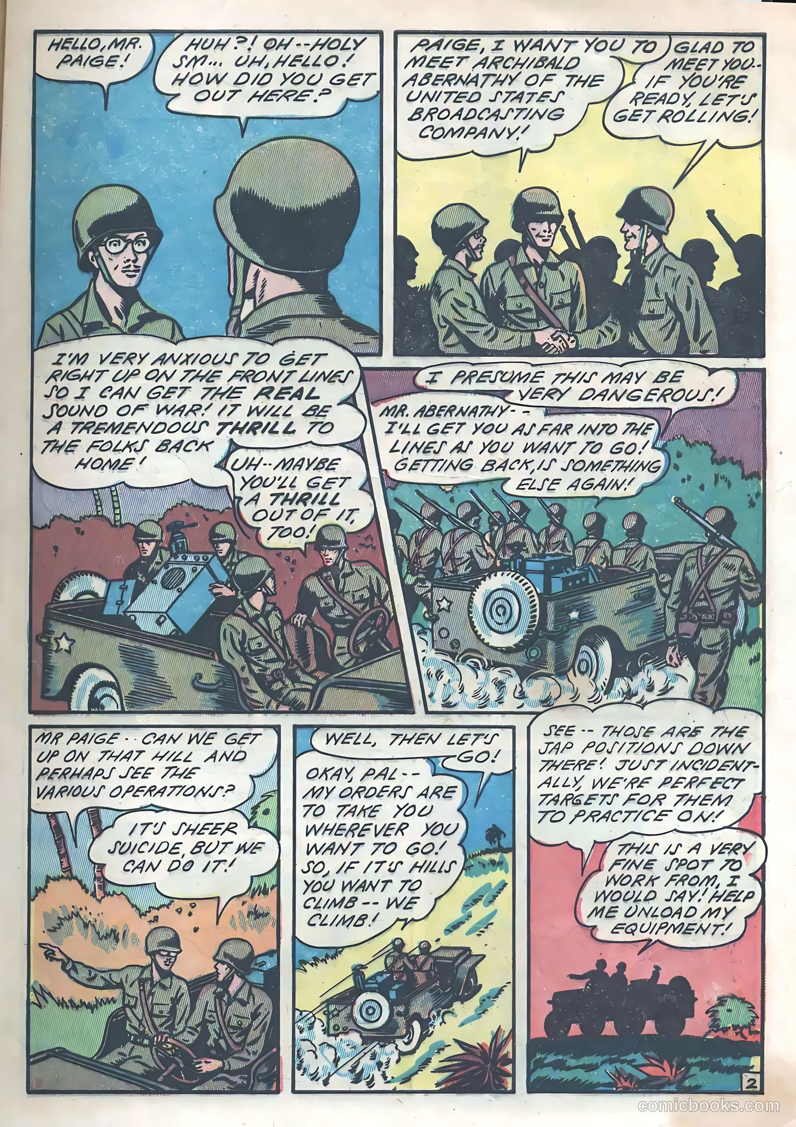 Blazing Comics #3 (1944, REWL PUBLICATIONS INC.) — page 13 of 52