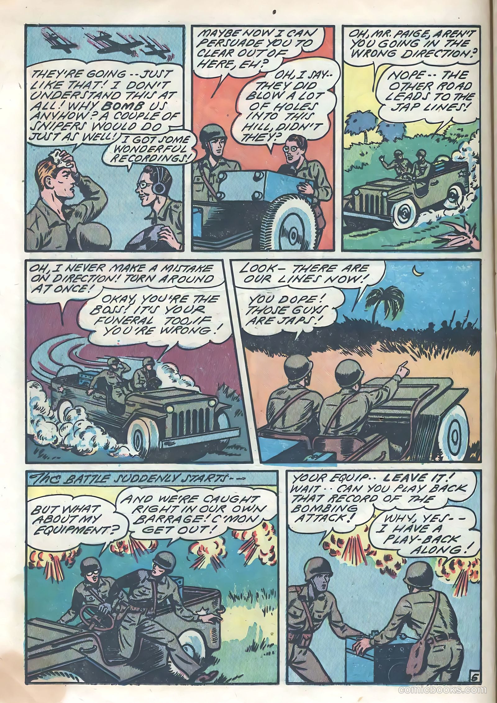 Blazing Comics #3 (1944, REWL PUBLICATIONS INC.) — page 16 of 52