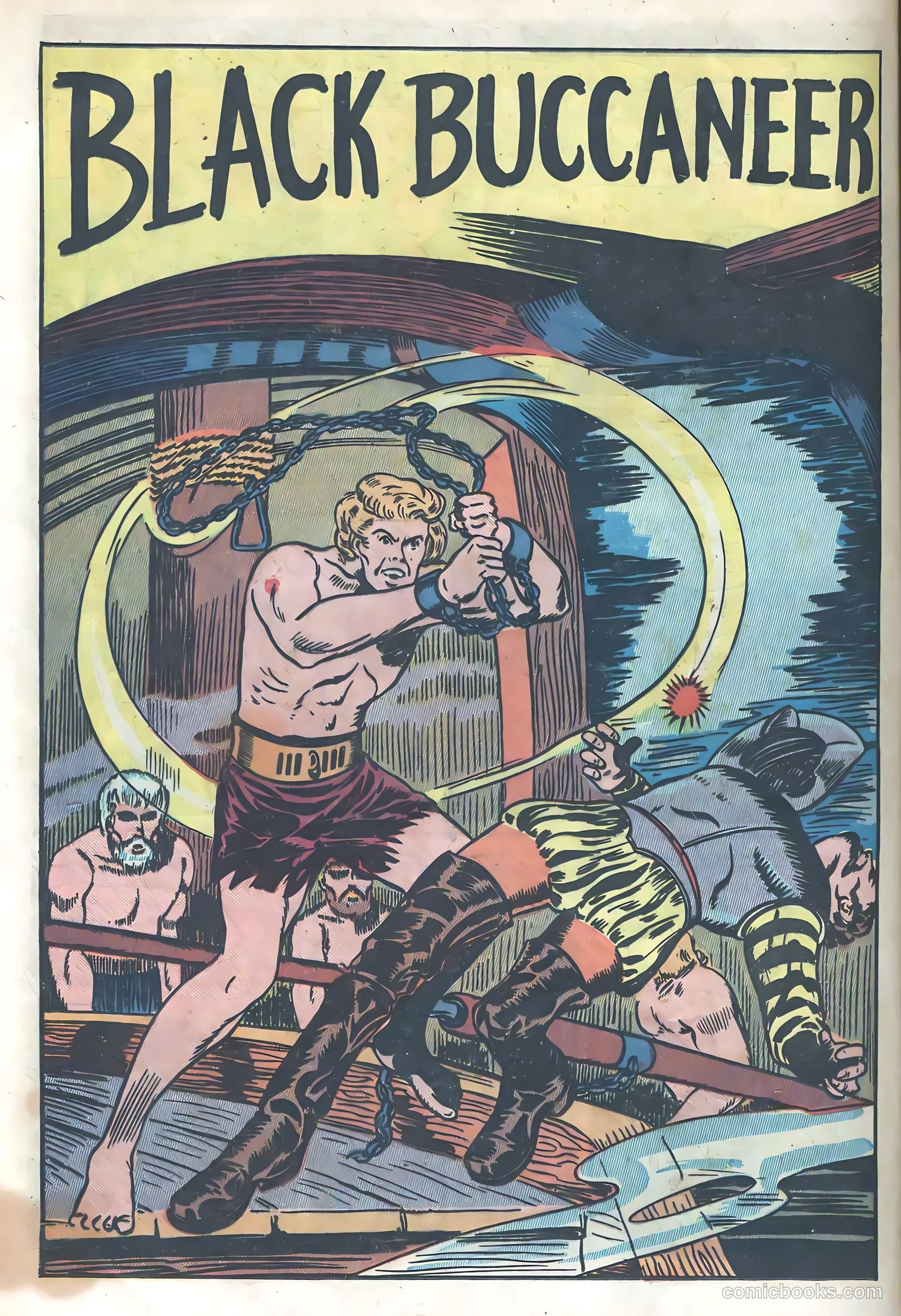 Blazing Comics #3 (1944, REWL PUBLICATIONS INC.) — page 18 of 52