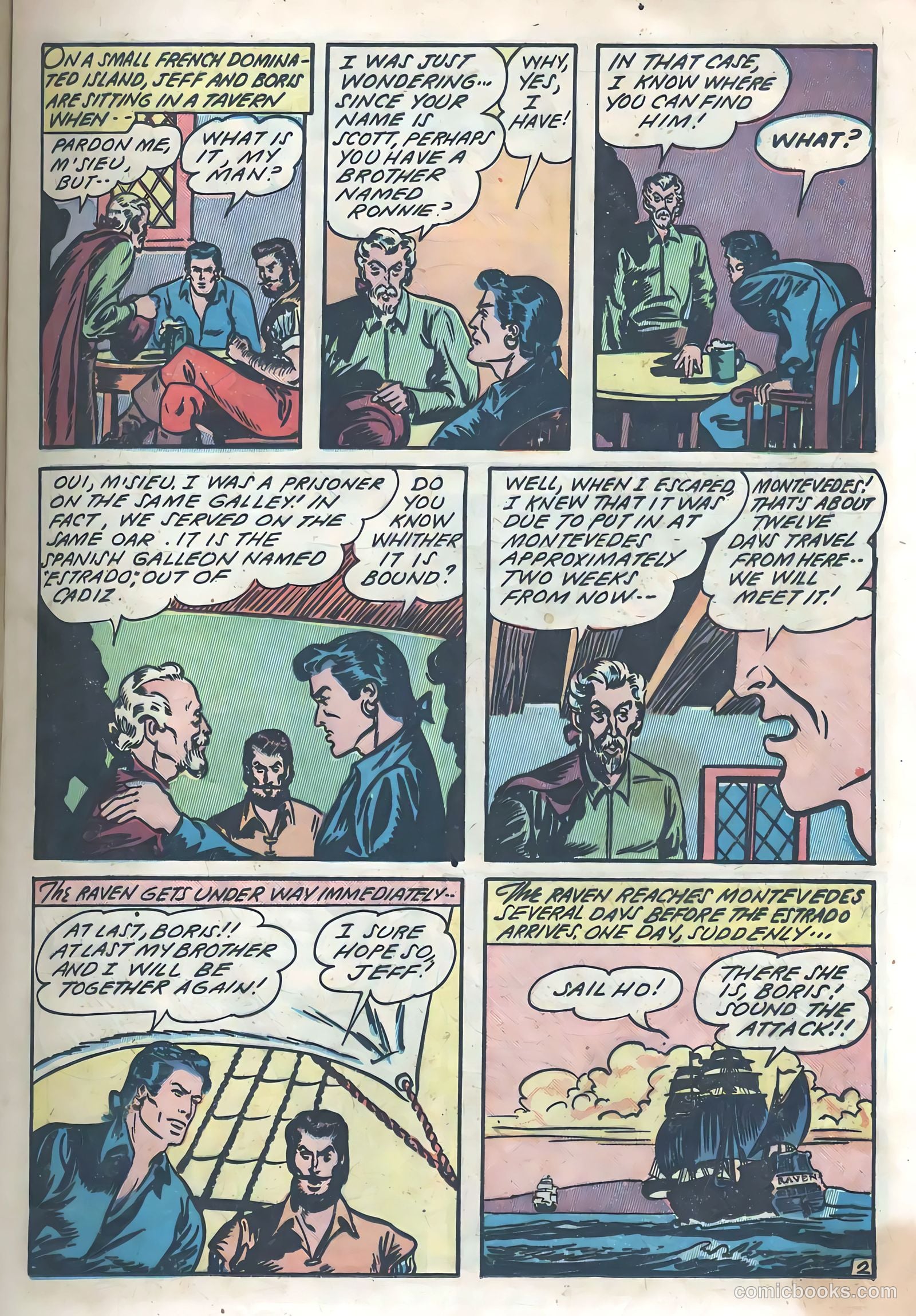 Blazing Comics #3 (1944, REWL PUBLICATIONS INC.) — page 19 of 52