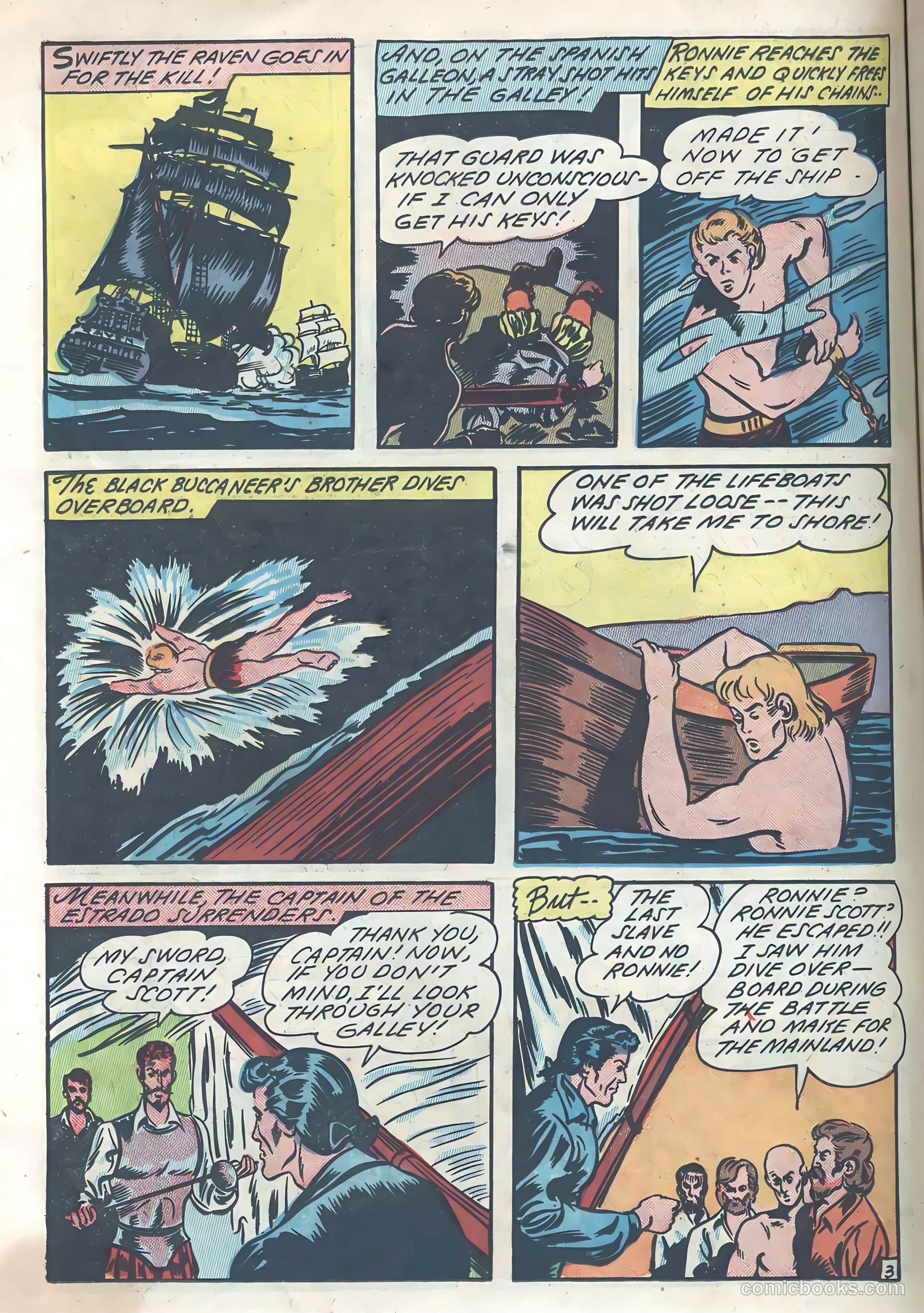 Blazing Comics #3 (1944, REWL PUBLICATIONS INC.) — page 20 of 52