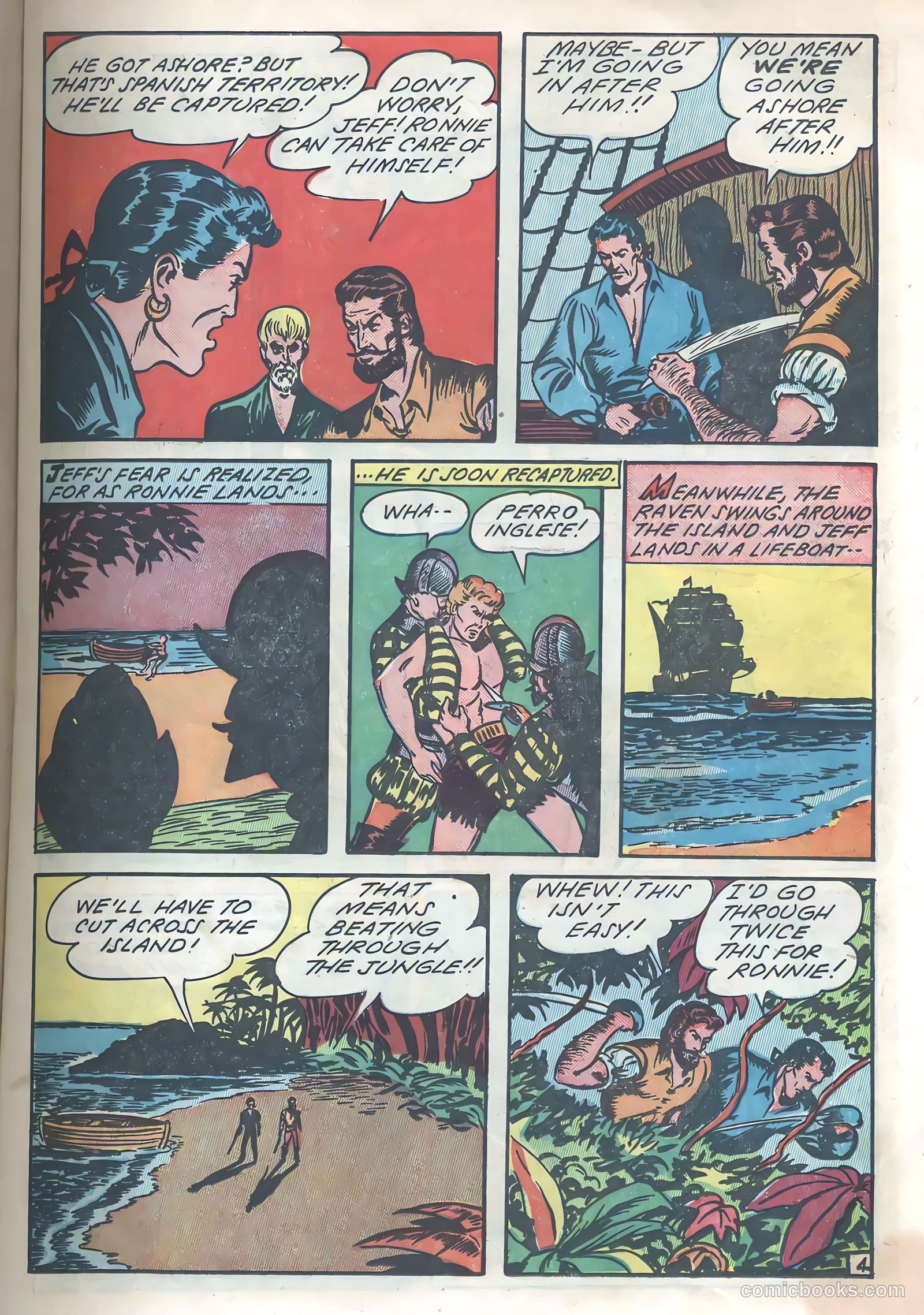 Blazing Comics #3 (1944, REWL PUBLICATIONS INC.) — page 21 of 52