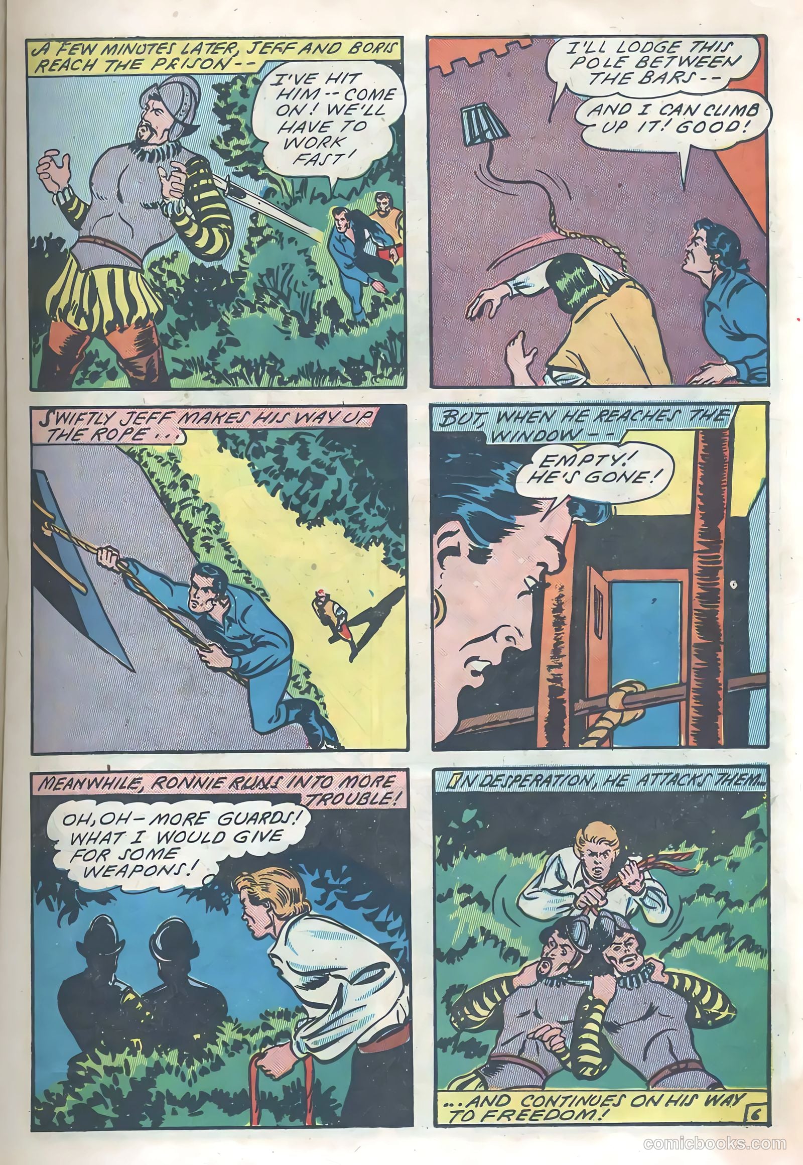 Blazing Comics #3 (1944, REWL PUBLICATIONS INC.) — page 23 of 52