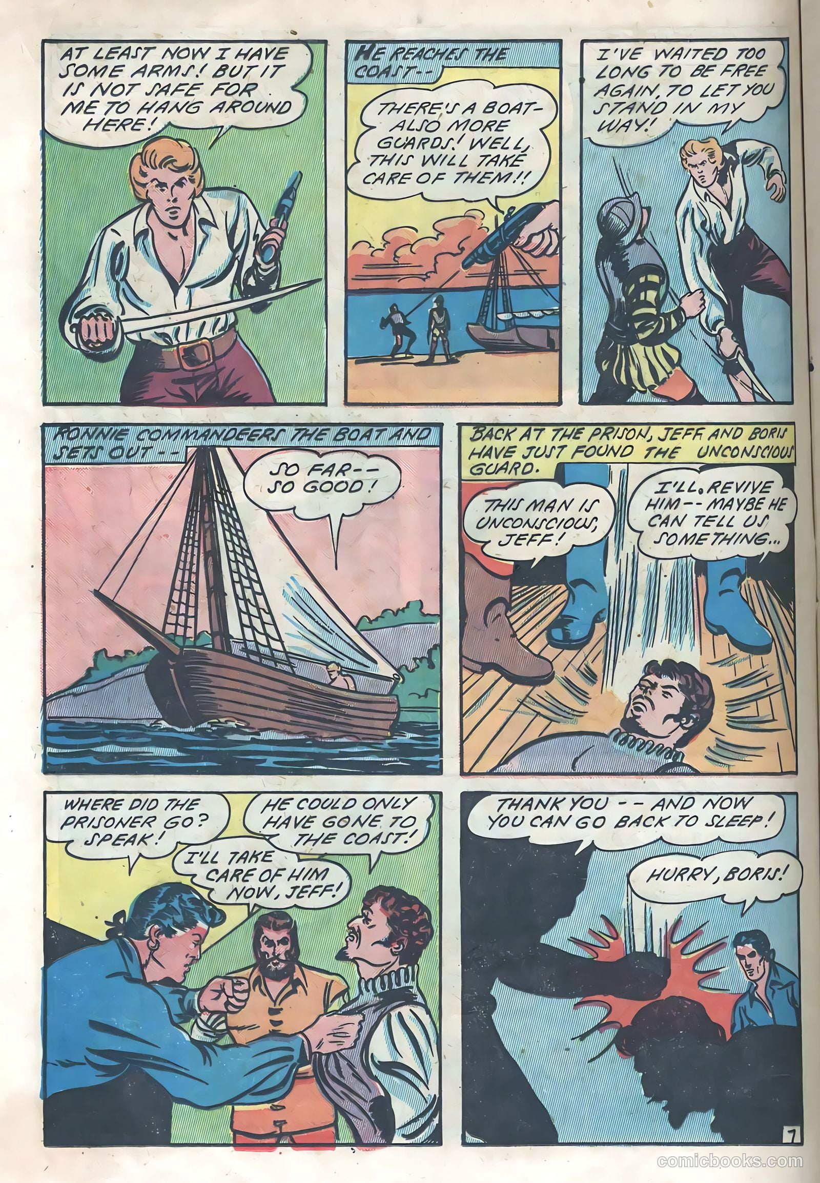 Blazing Comics #3 (1944, REWL PUBLICATIONS INC.) — page 24 of 52