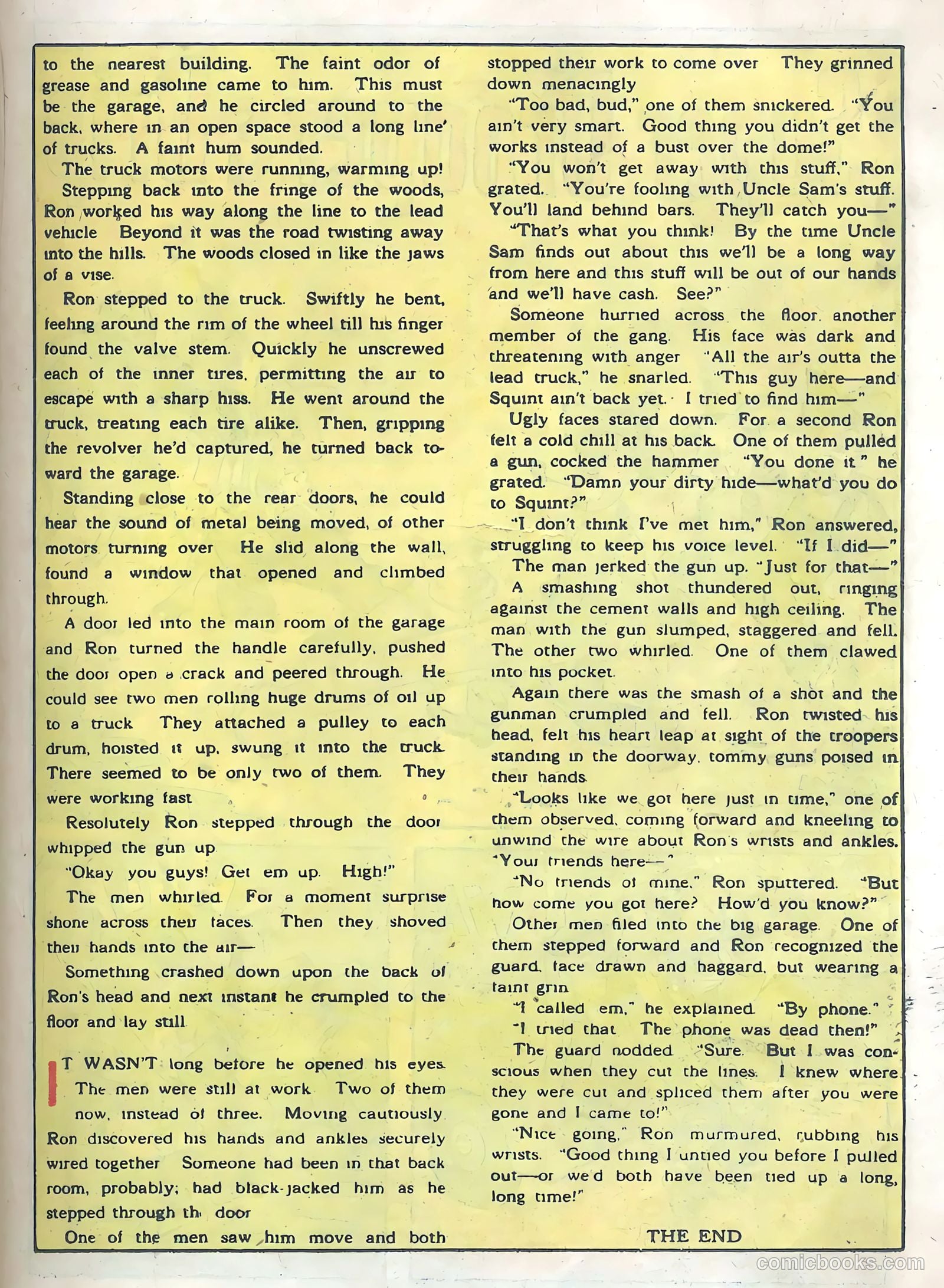 Blazing Comics #3 (1944, REWL PUBLICATIONS INC.) — page 27 of 52