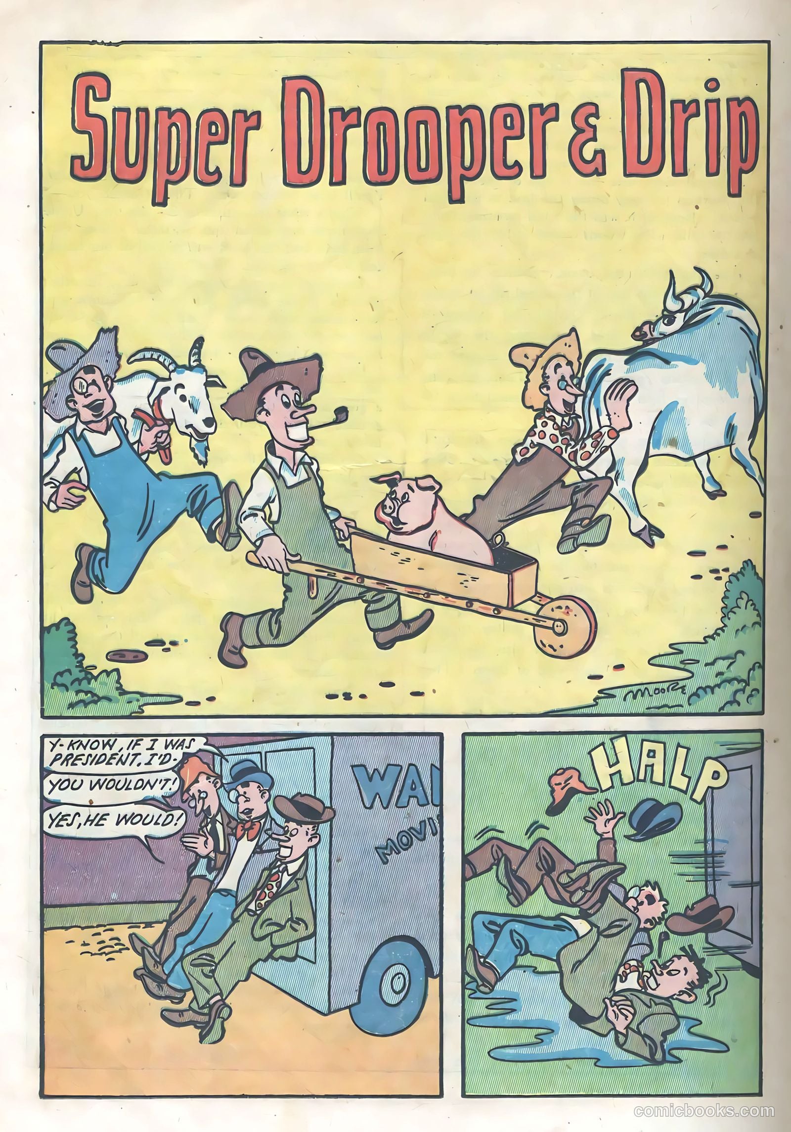 Blazing Comics #3 (1944, REWL PUBLICATIONS INC.) — page 28 of 52