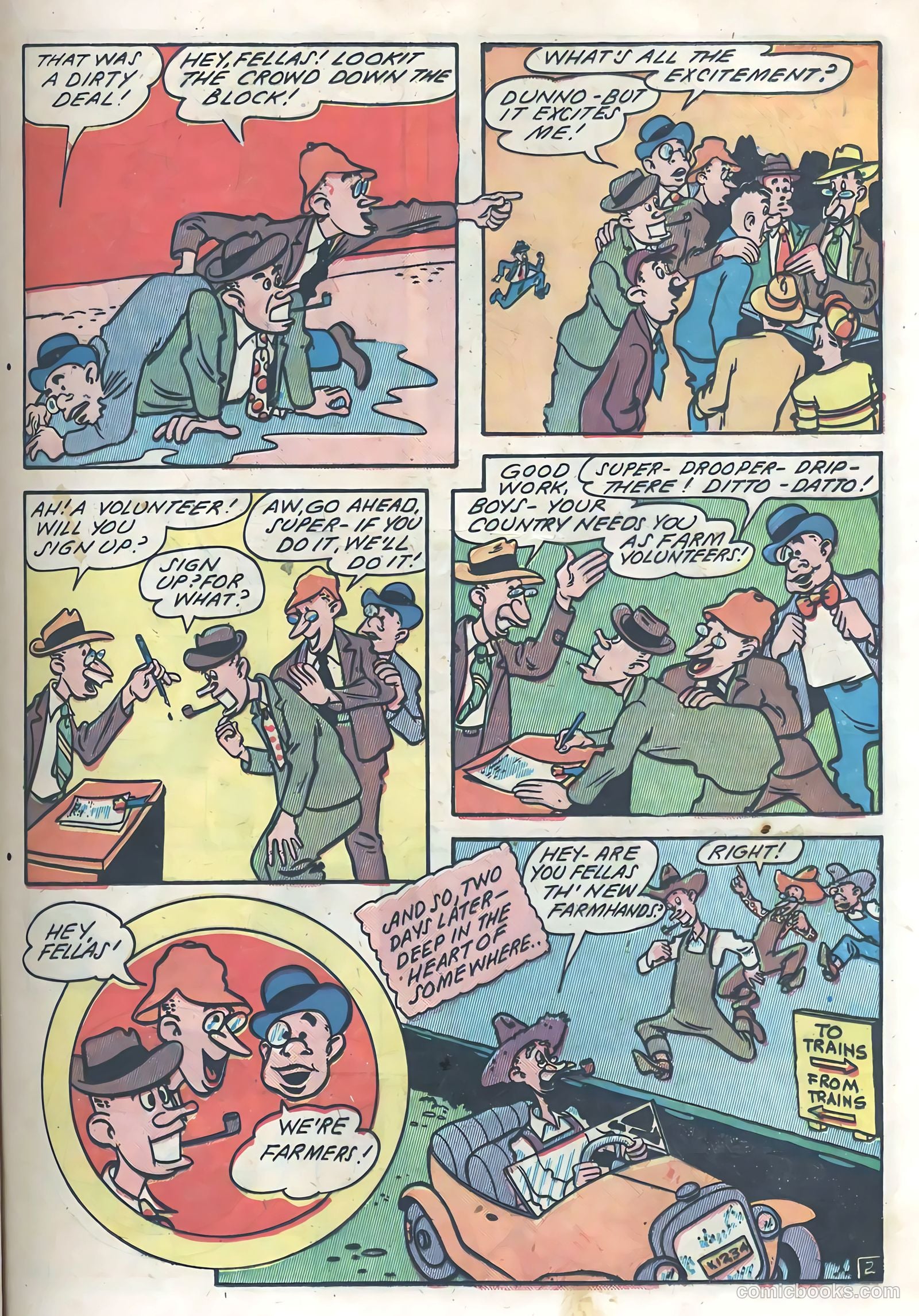 Blazing Comics #3 (1944, REWL PUBLICATIONS INC.) — page 29 of 52