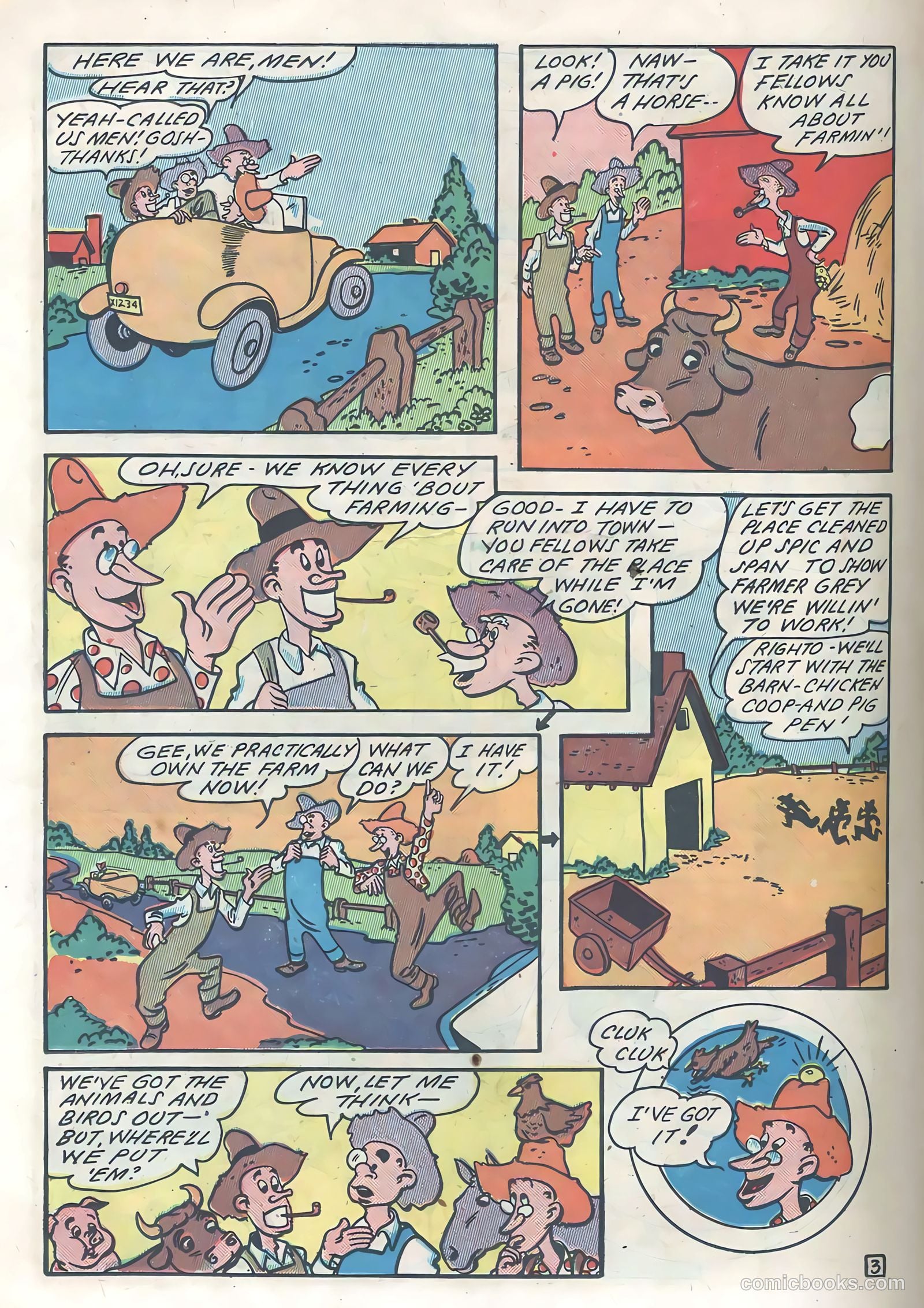 Blazing Comics #3 (1944, REWL PUBLICATIONS INC.) — page 30 of 52