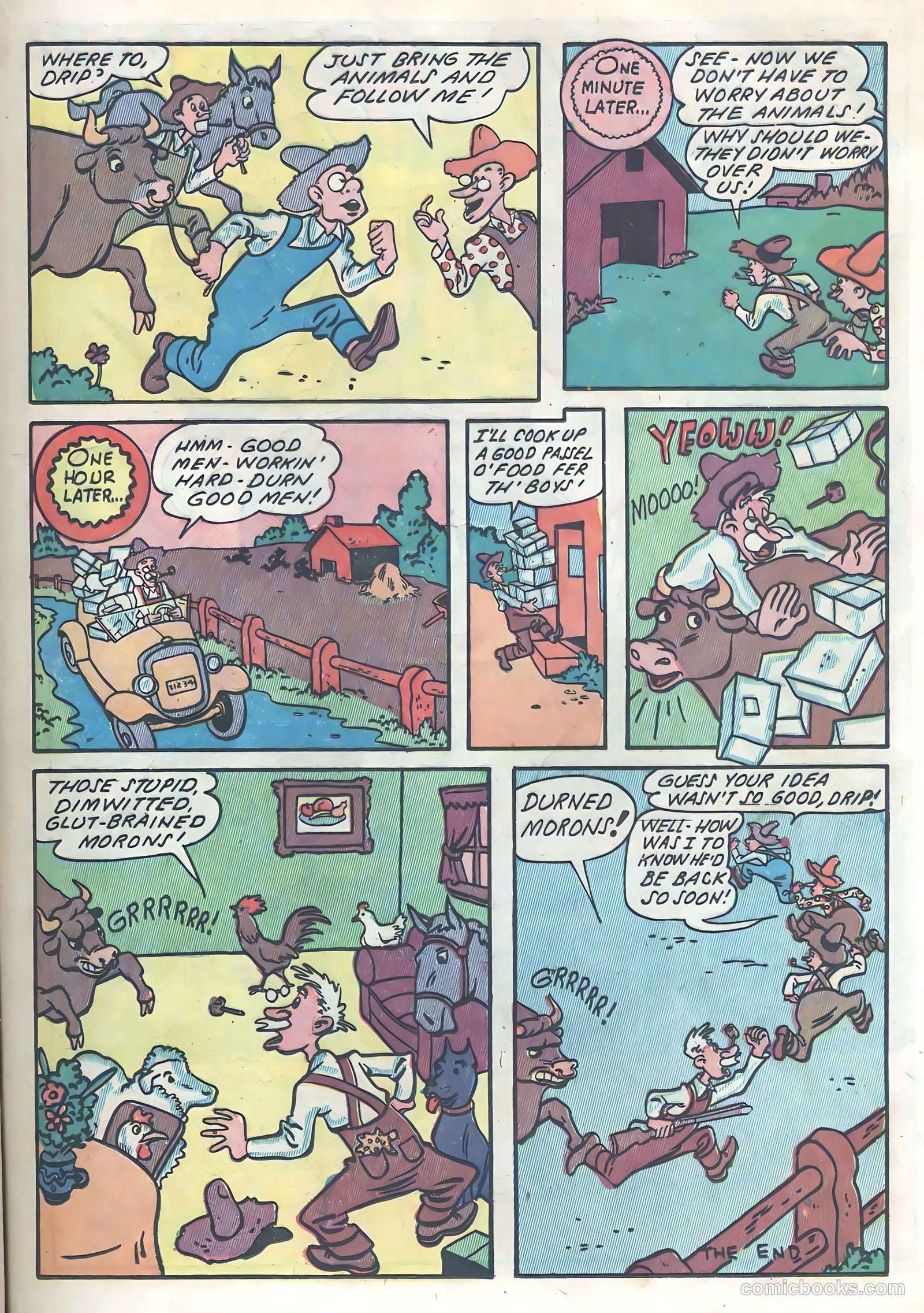 Blazing Comics #3 (1944, REWL PUBLICATIONS INC.) — page 31 of 52