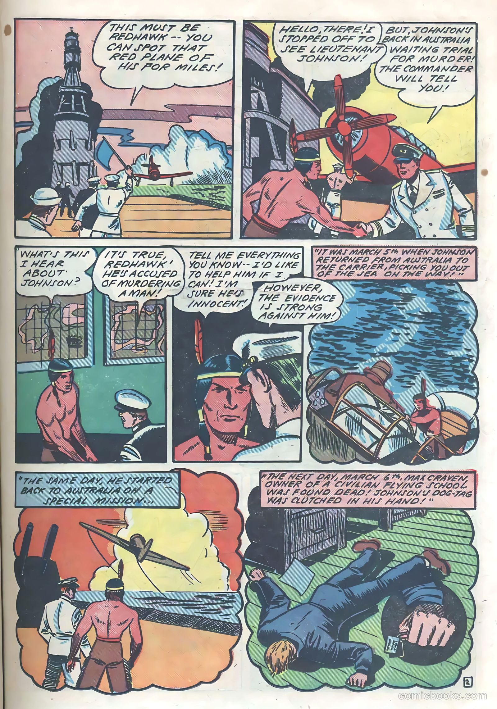 Blazing Comics #3 (1944, REWL PUBLICATIONS INC.) — page 33 of 52