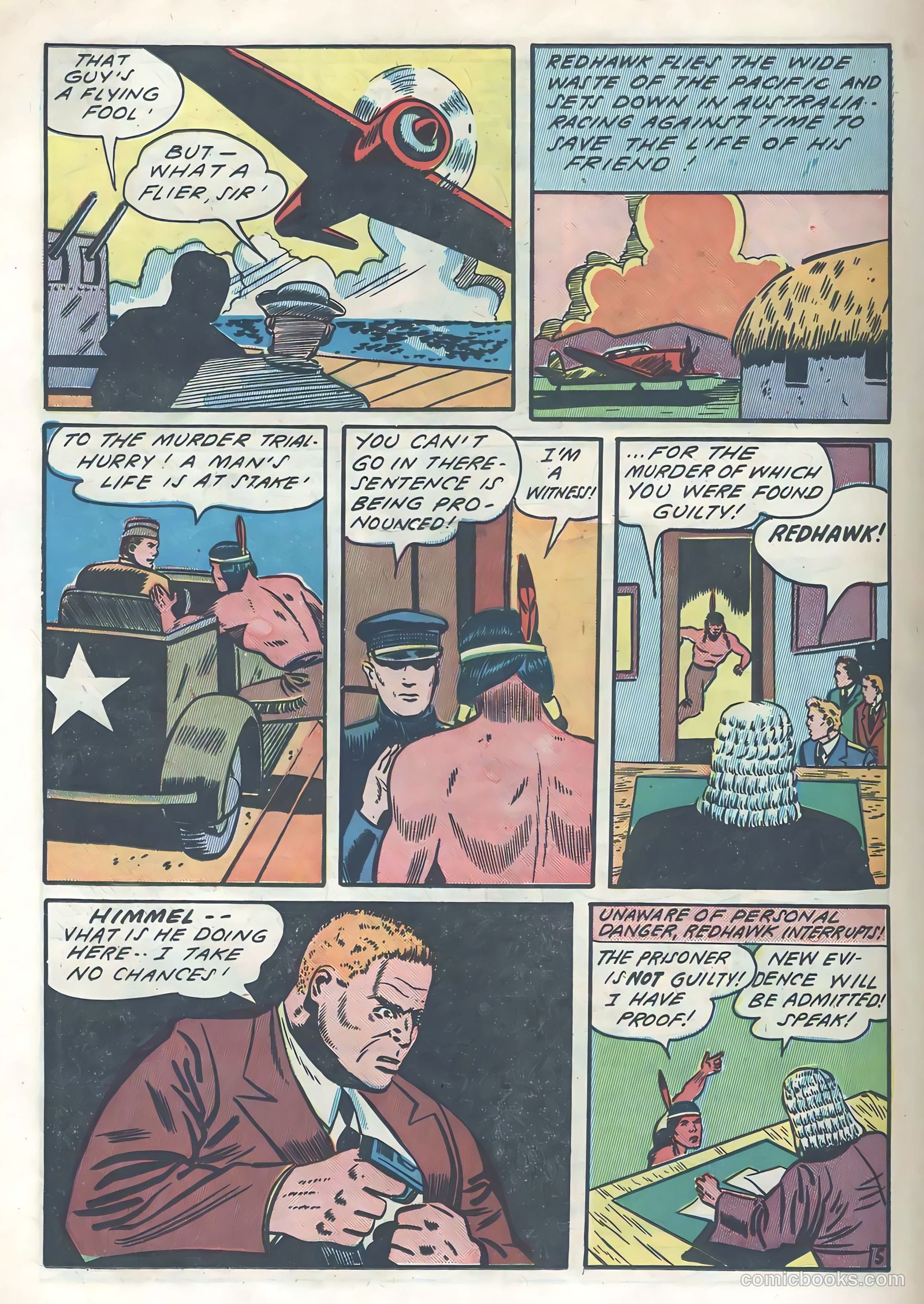 Blazing Comics #3 (1944, REWL PUBLICATIONS INC.) — page 36 of 52