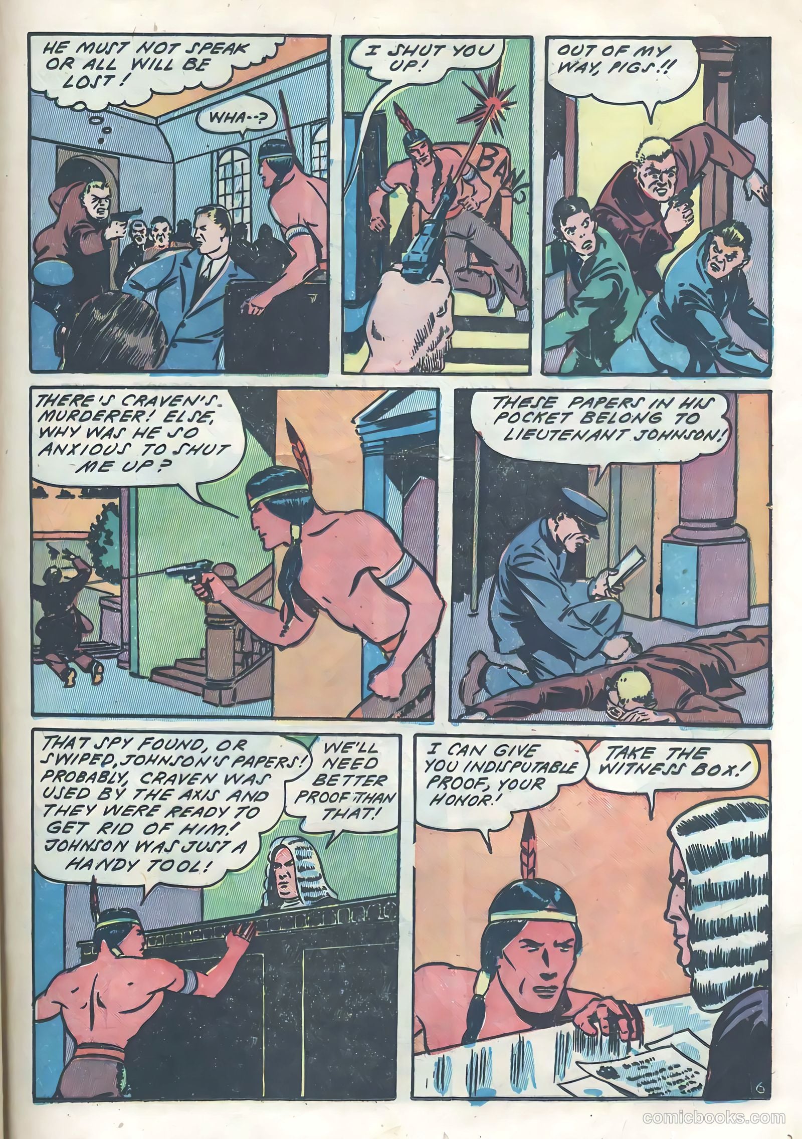 Blazing Comics #3 (1944, REWL PUBLICATIONS INC.) — page 37 of 52
