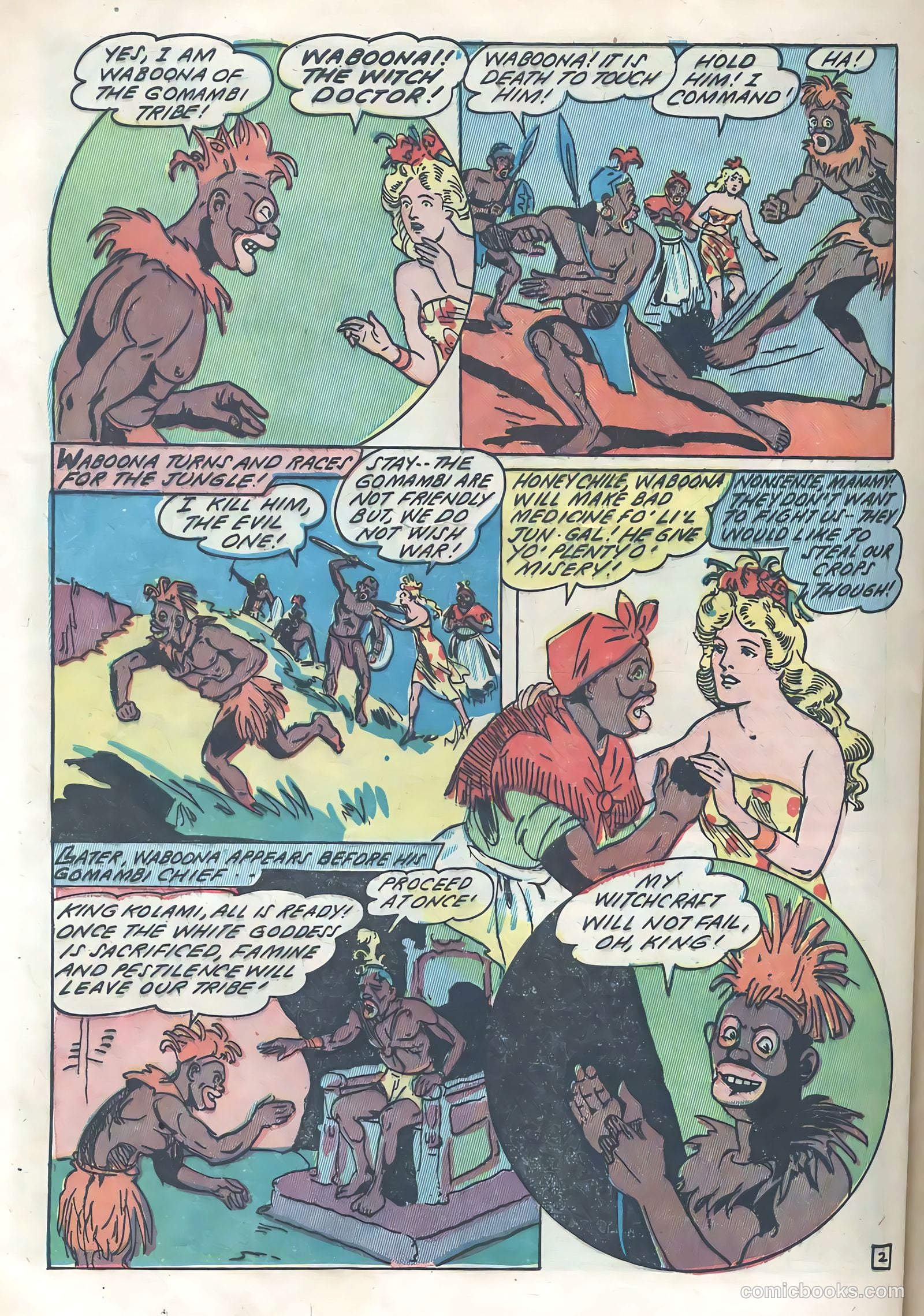 Blazing Comics #3 (1944, REWL PUBLICATIONS INC.) — page 40 of 52