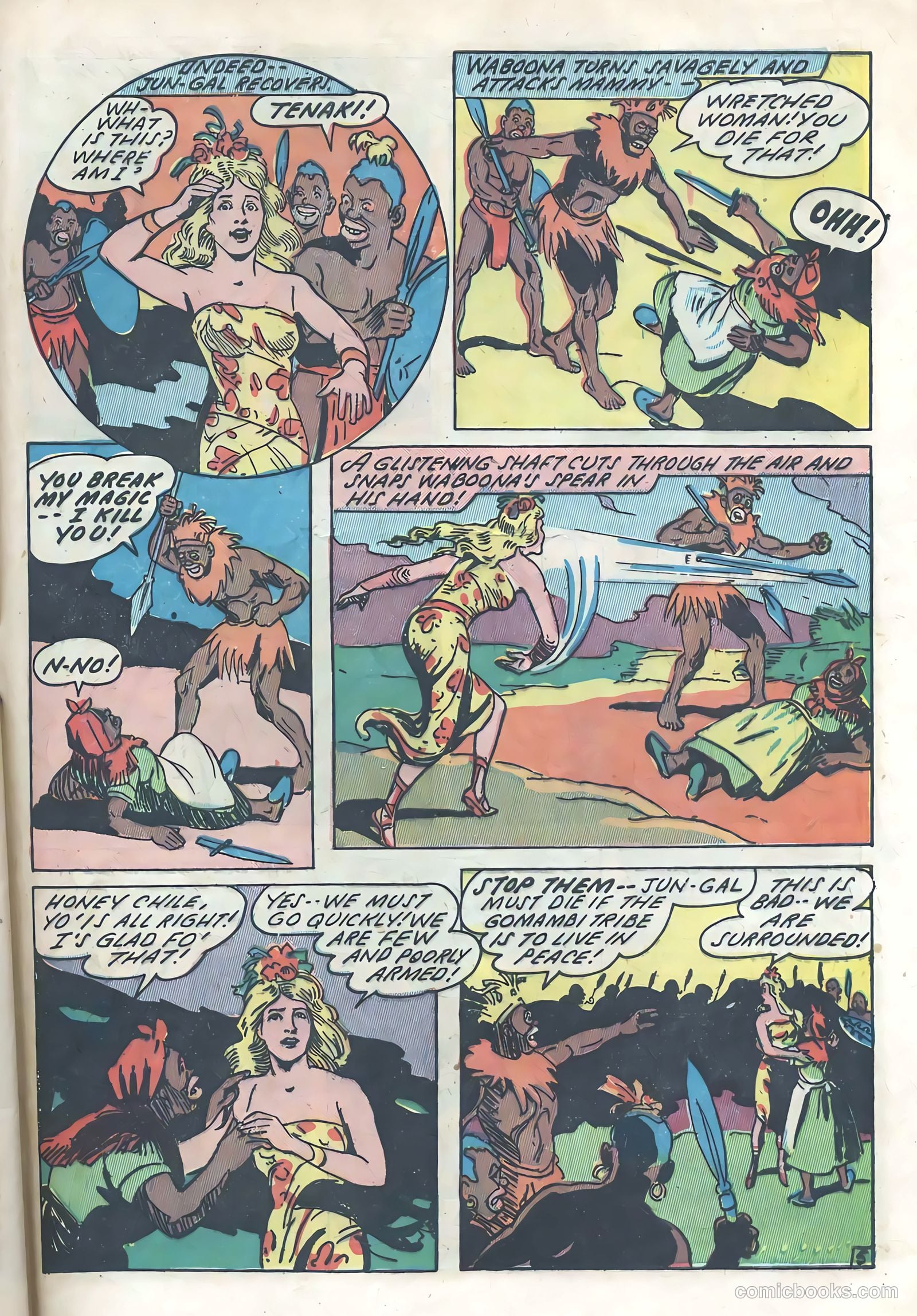 Blazing Comics #3 (1944, REWL PUBLICATIONS INC.) — page 43 of 52