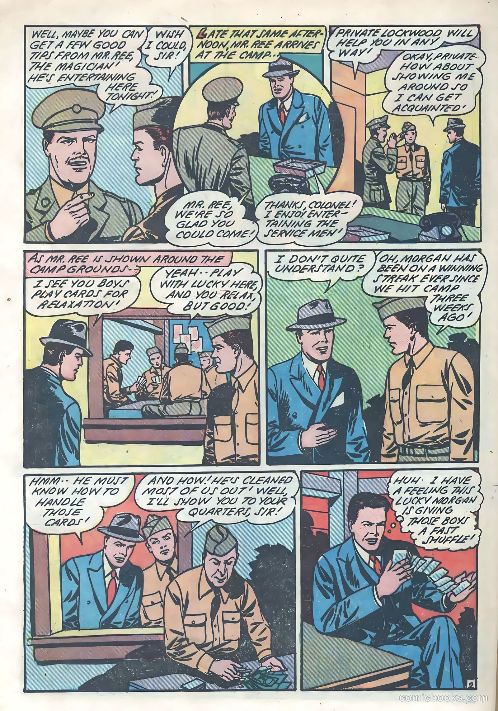 Blazing Comics #3 (1944, REWL PUBLICATIONS INC.) — page 46 of 52