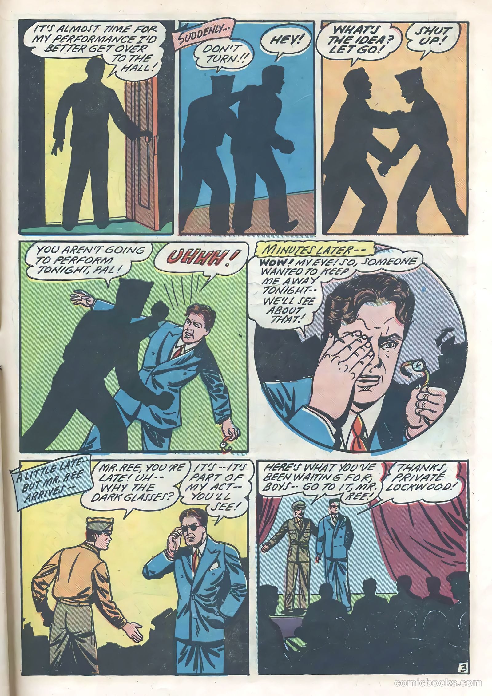 Blazing Comics #3 (1944, REWL PUBLICATIONS INC.) — page 47 of 52