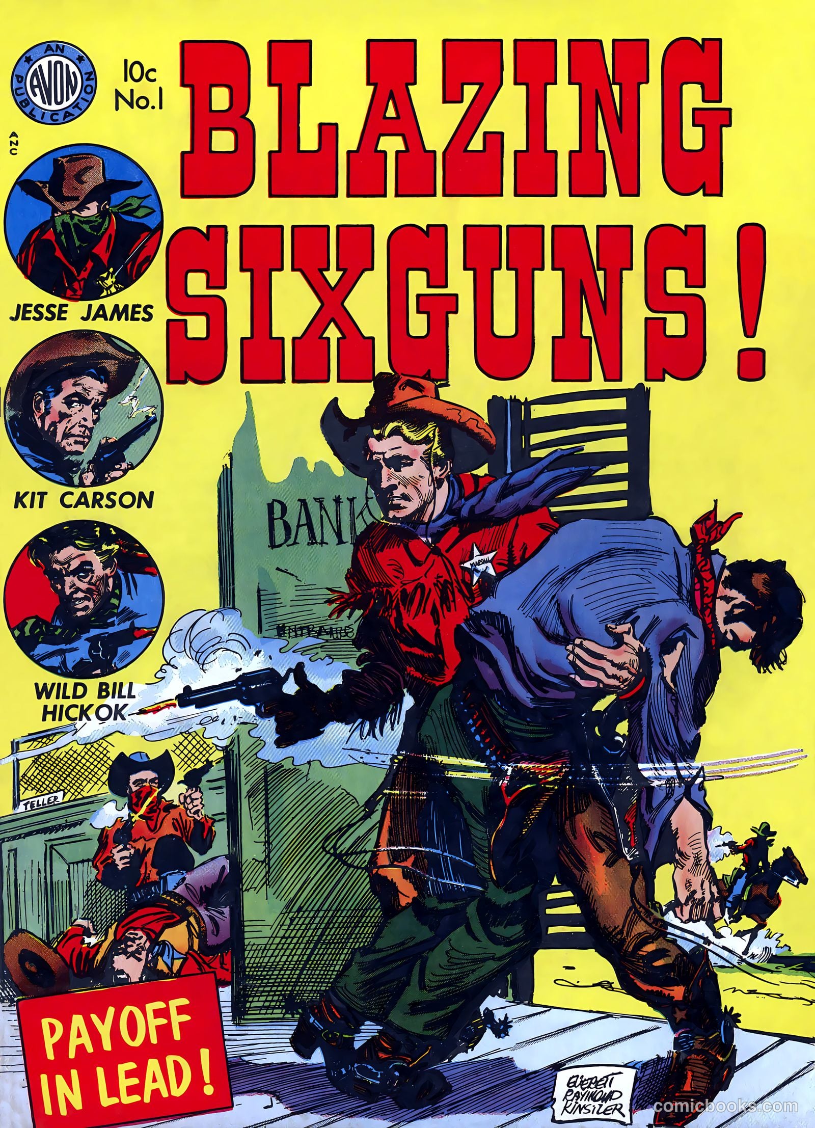 Blazing Six Guns #1