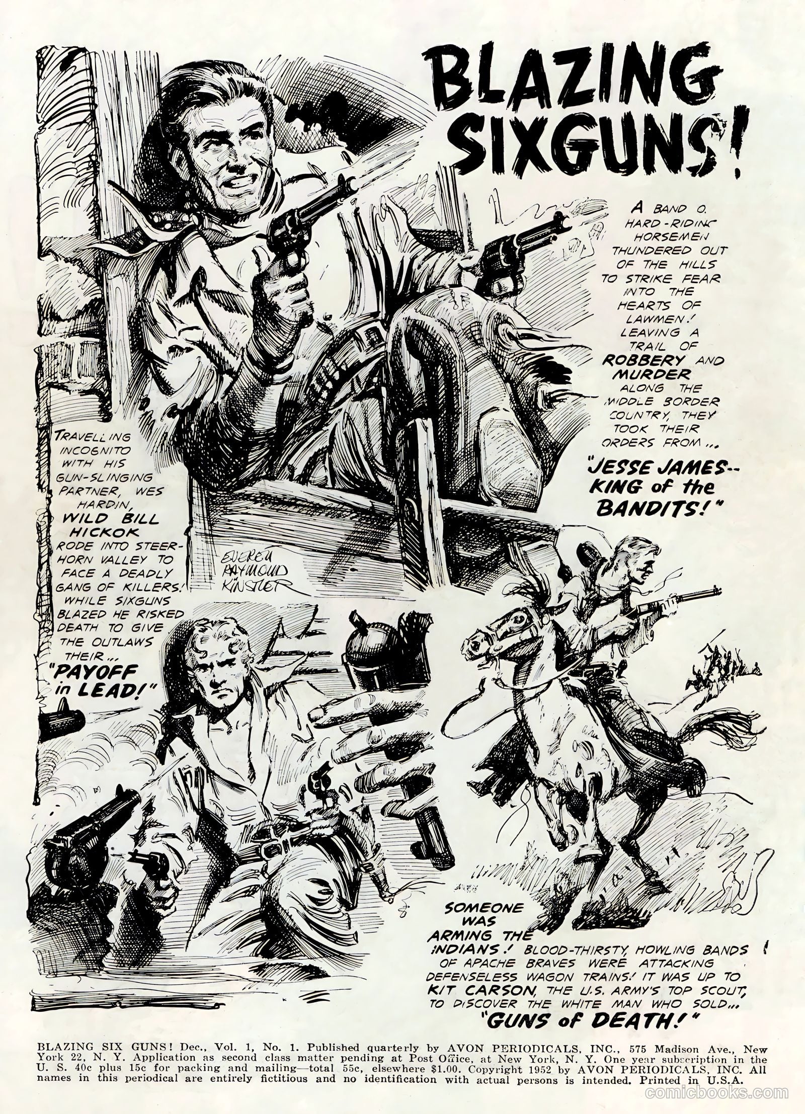 Blazing Sixguns #1 (1958) — page 2 of 36