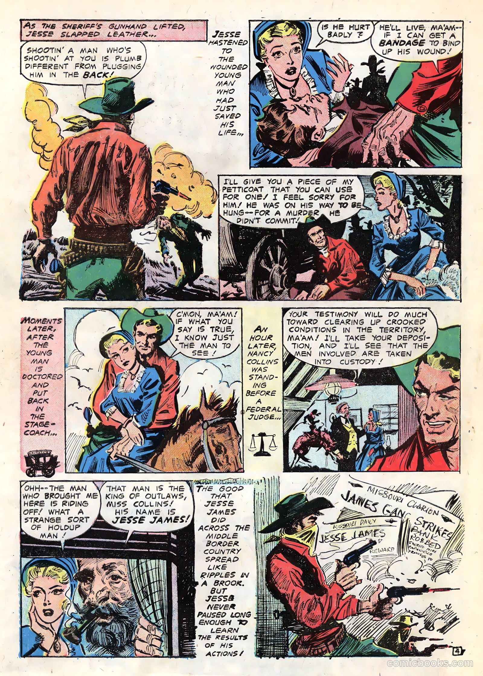 Blazing Sixguns #1 (1958) — page 6 of 36