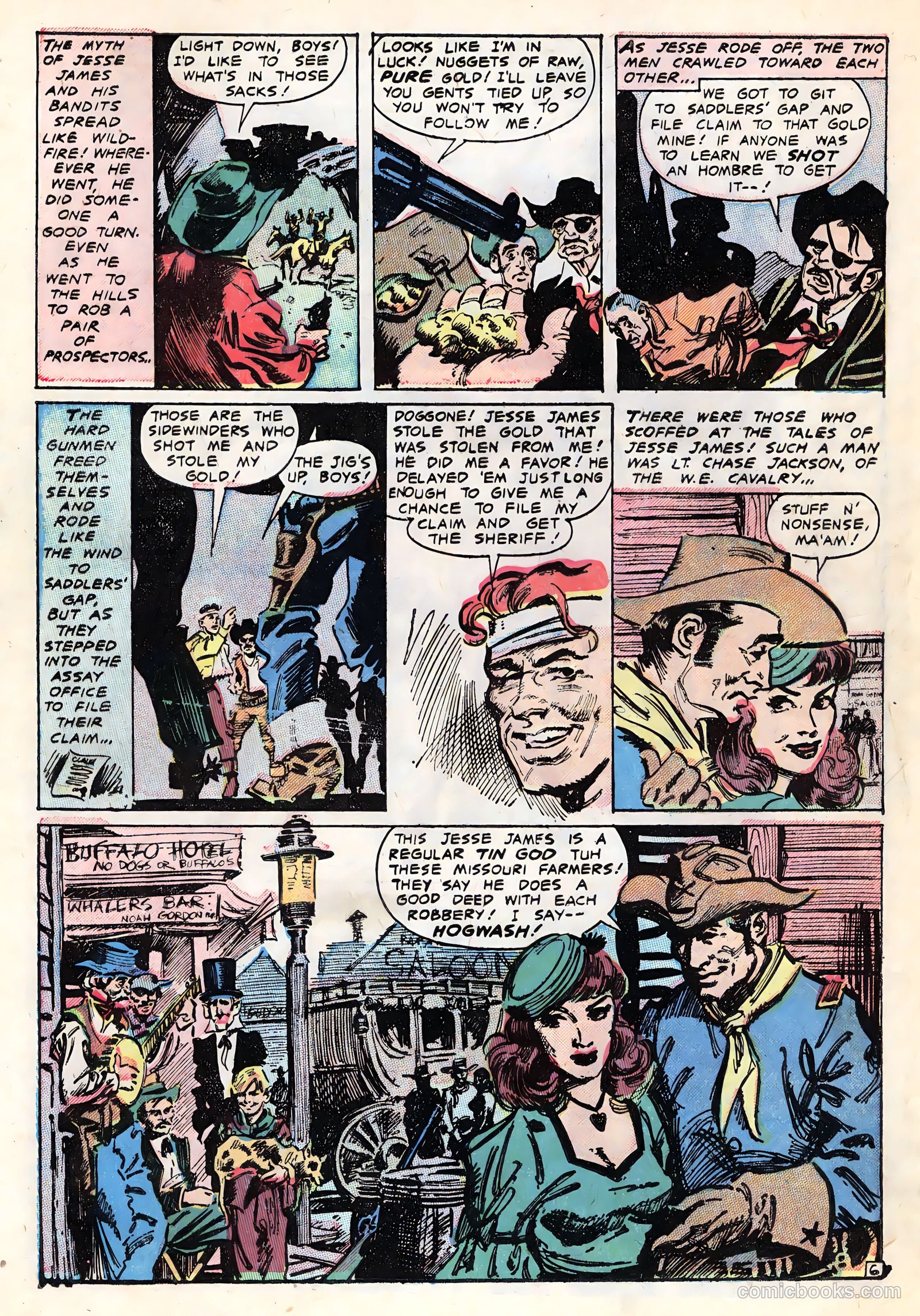 Blazing Sixguns #1 (1958) — page 8 of 36