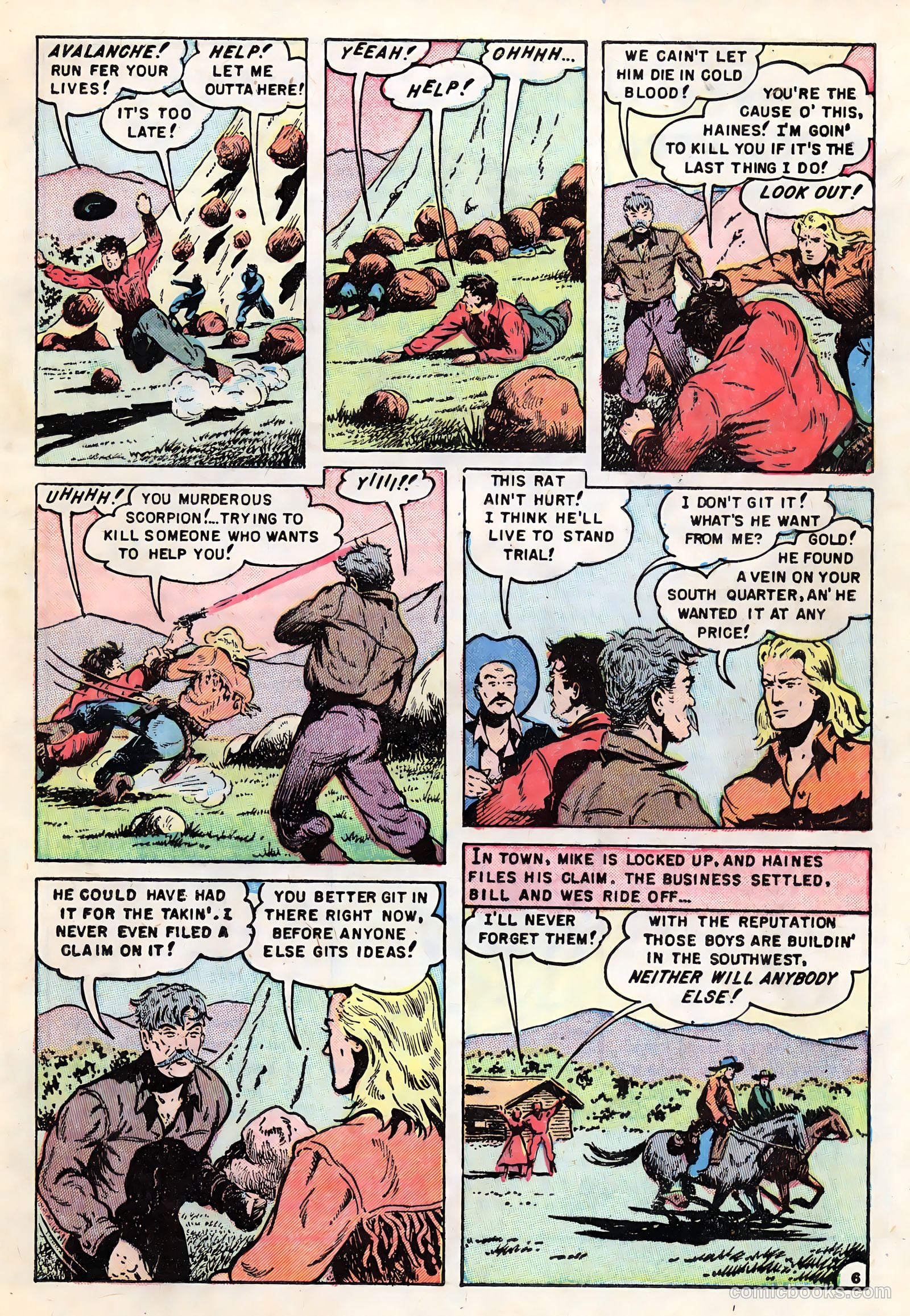 Blazing Sixguns #1 (1958) — page 17 of 36