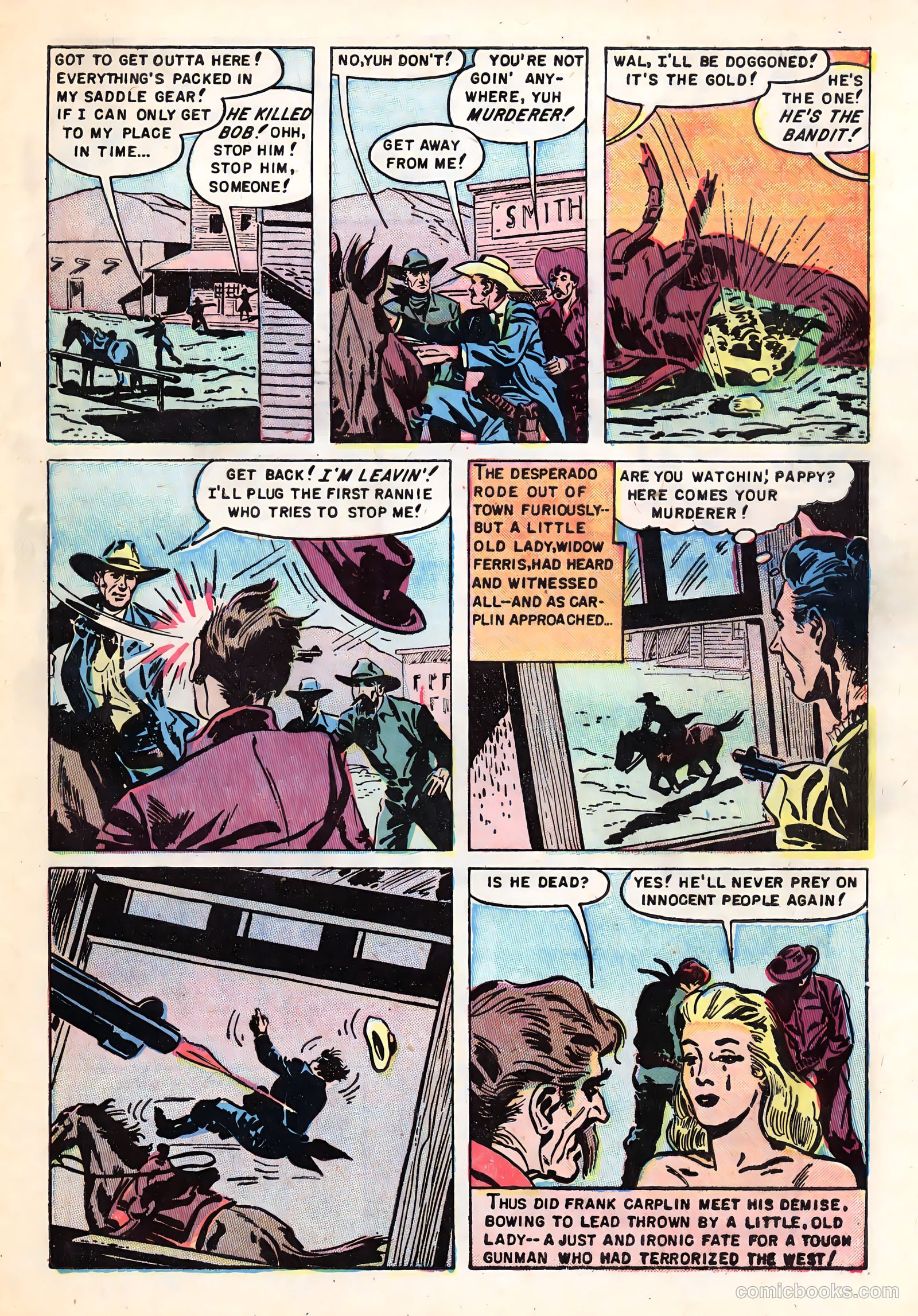 Blazing Sixguns #1 (1958) — page 33 of 36