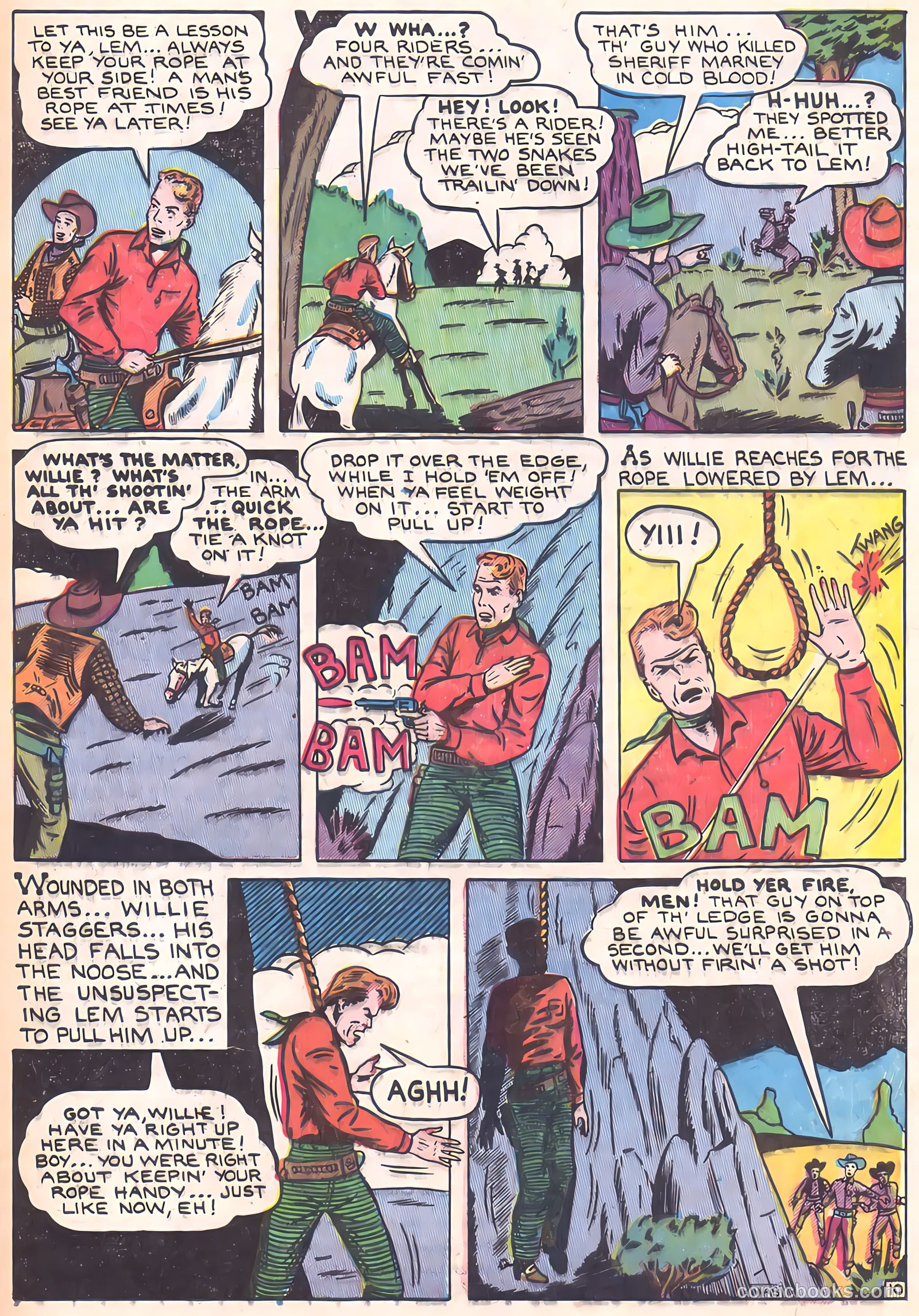 Blazing Sixguns #1 (1958) — page 34 of 36