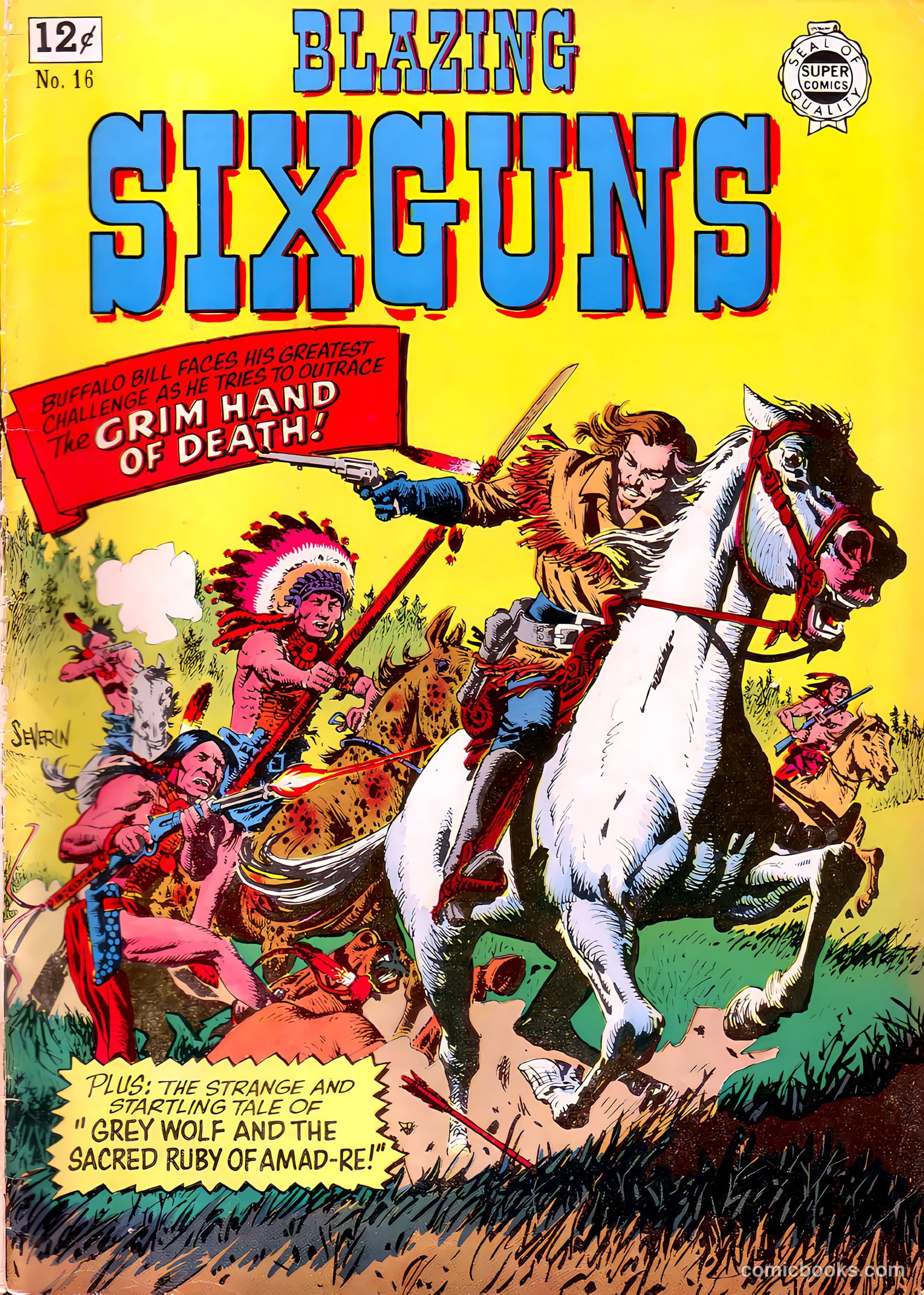 Blazing Sixguns #16 cover