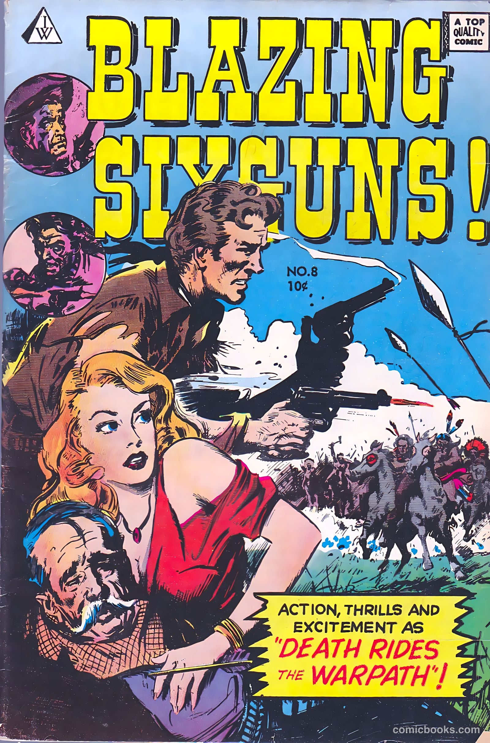 Blazing Sixguns #8 cover