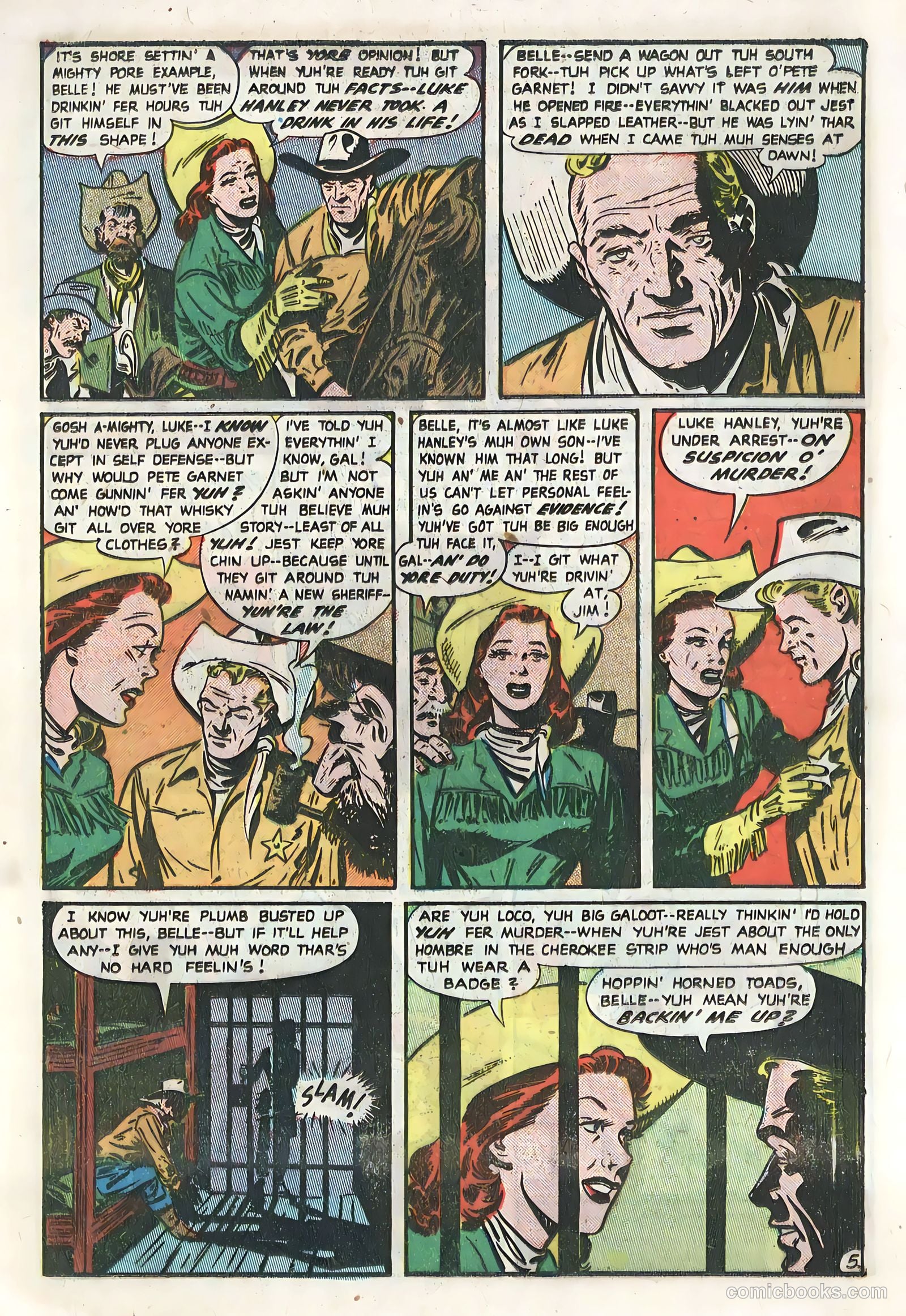Blazing West #20 (1951) — page 19 of 36