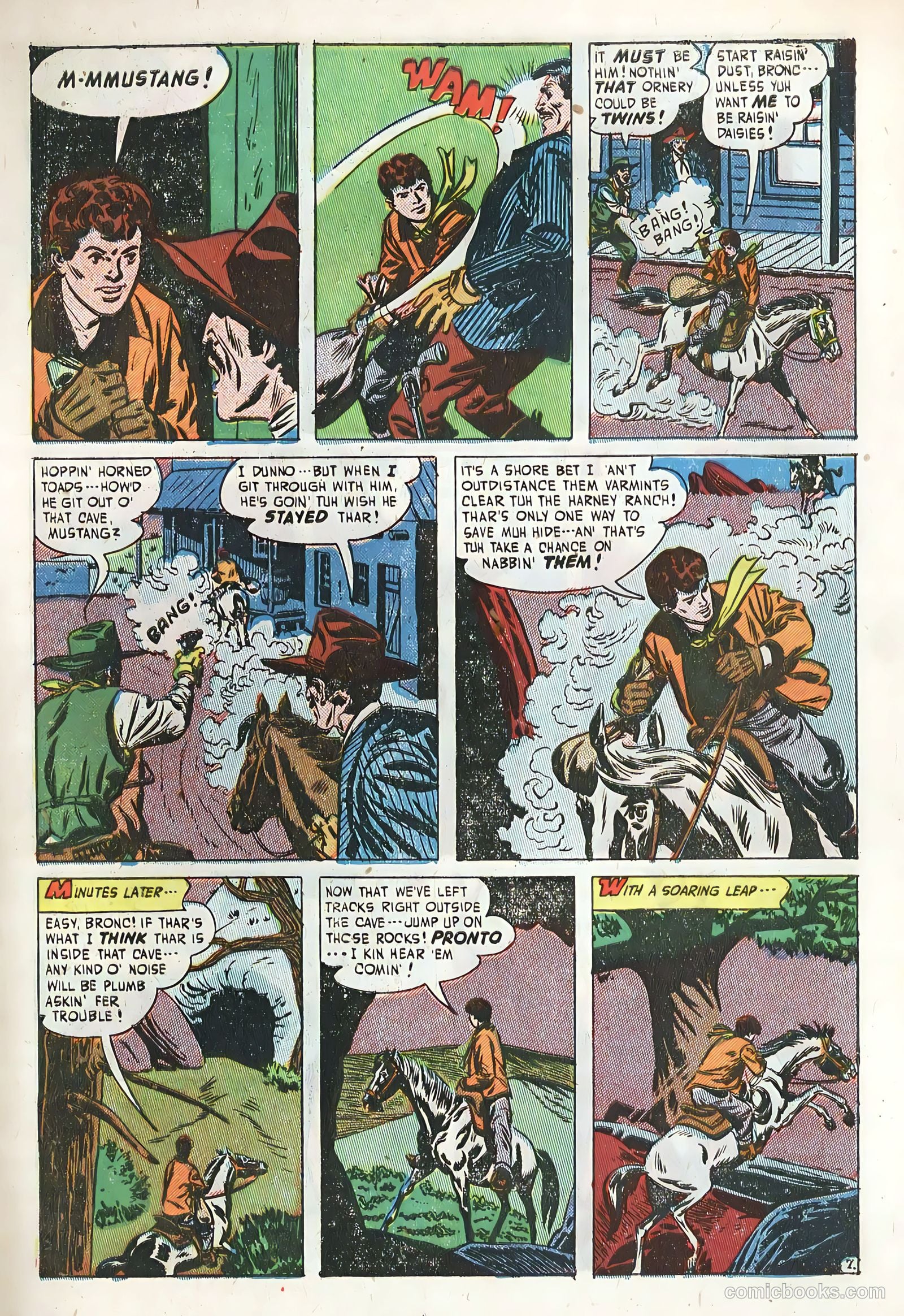 Blazing West #20 (1951) — page 33 of 36