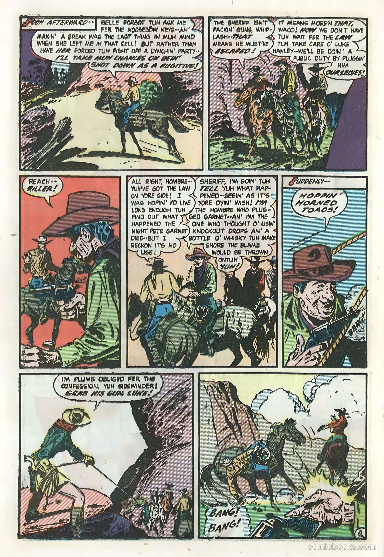 Blazing West #20 (1946) — page 22 of 36