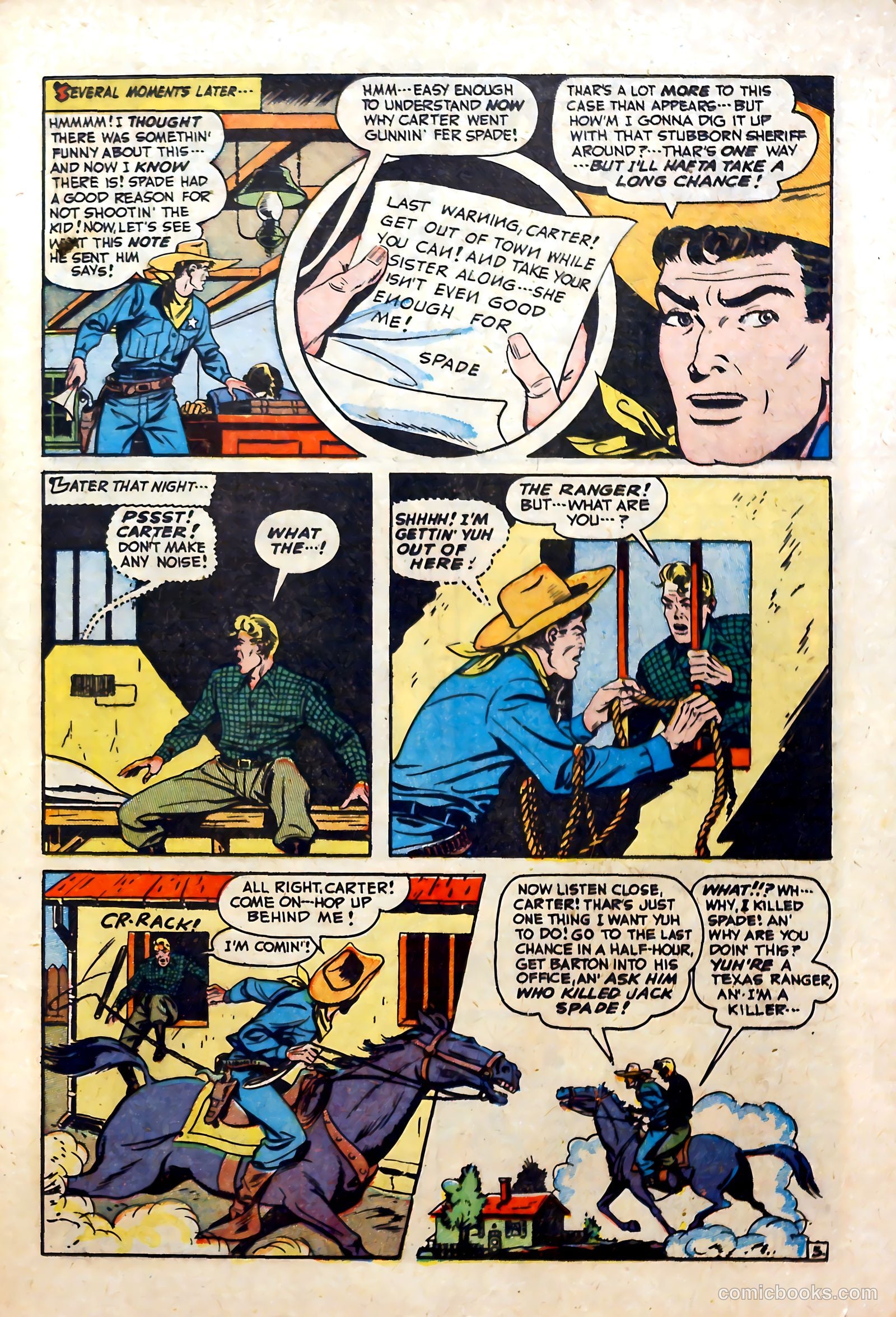 Blazing West #5 (1949) — page 37 of 53