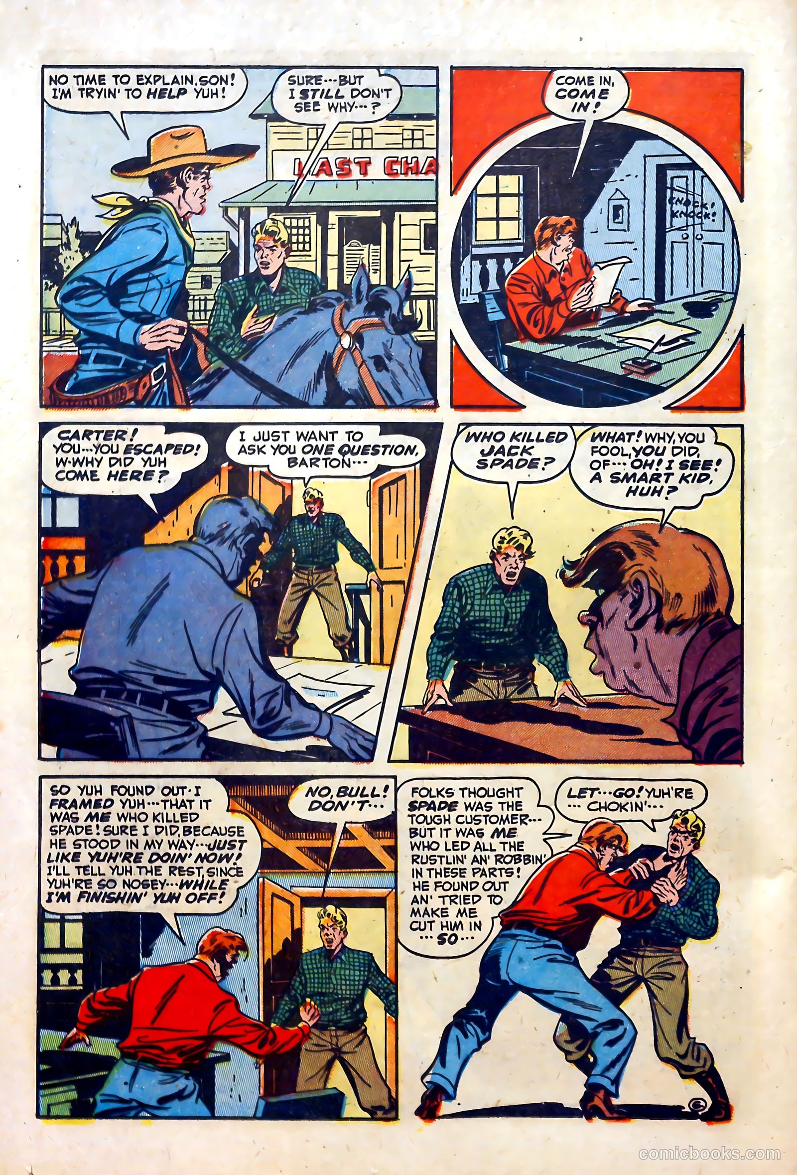Blazing West #5 (1949) — page 38 of 53