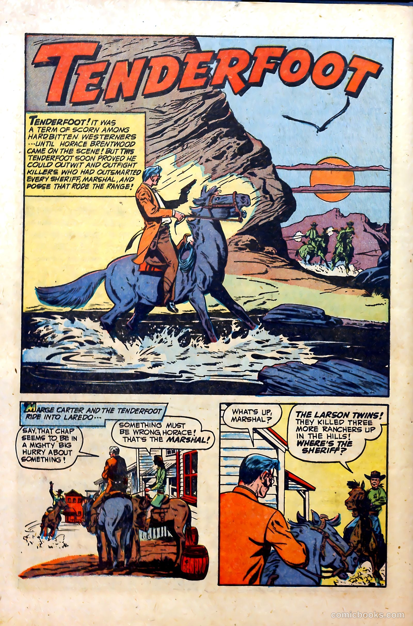 Blazing West #5 (1949) — page 42 of 53
