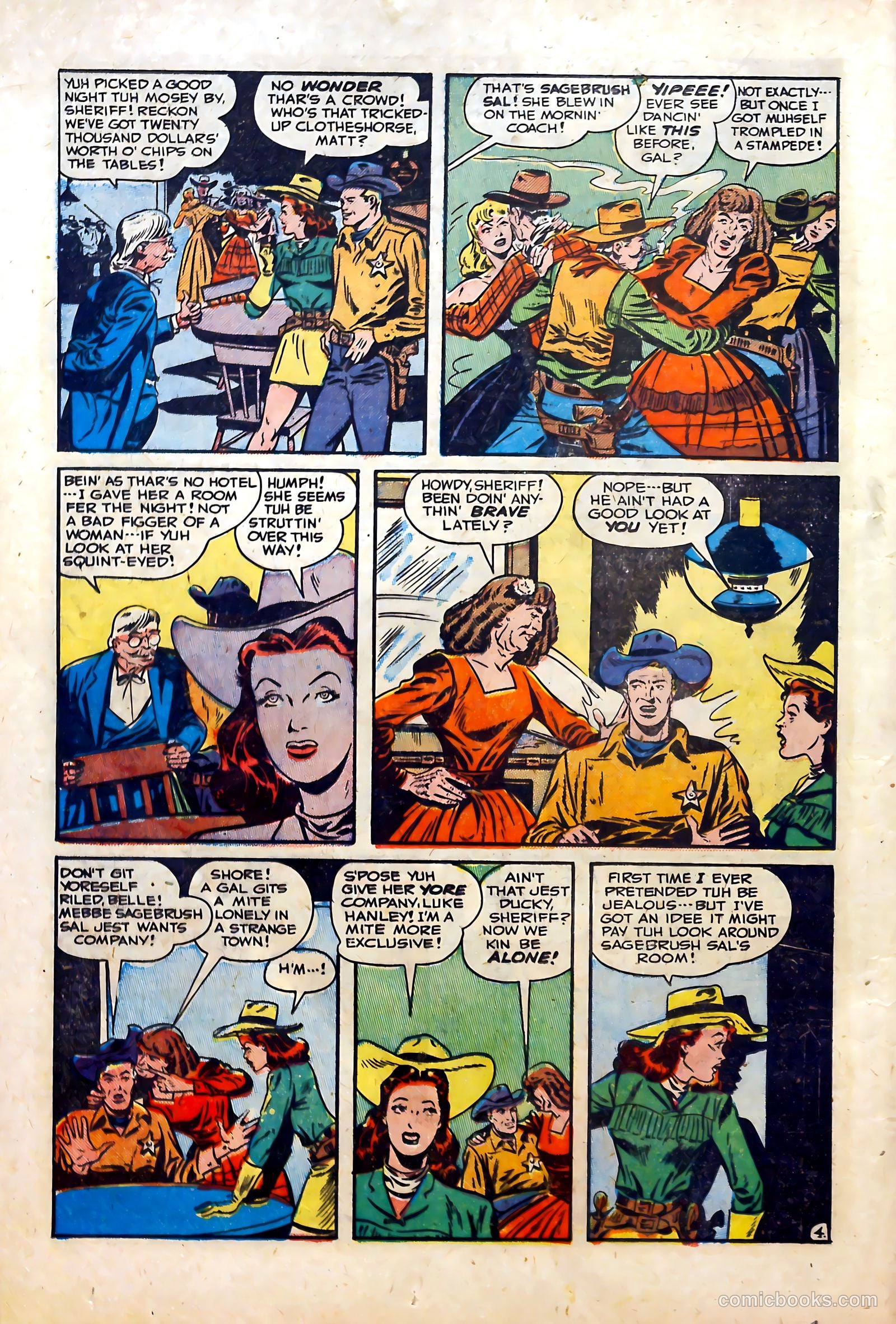 Blazing West #5 (1949) — page 18 of 52