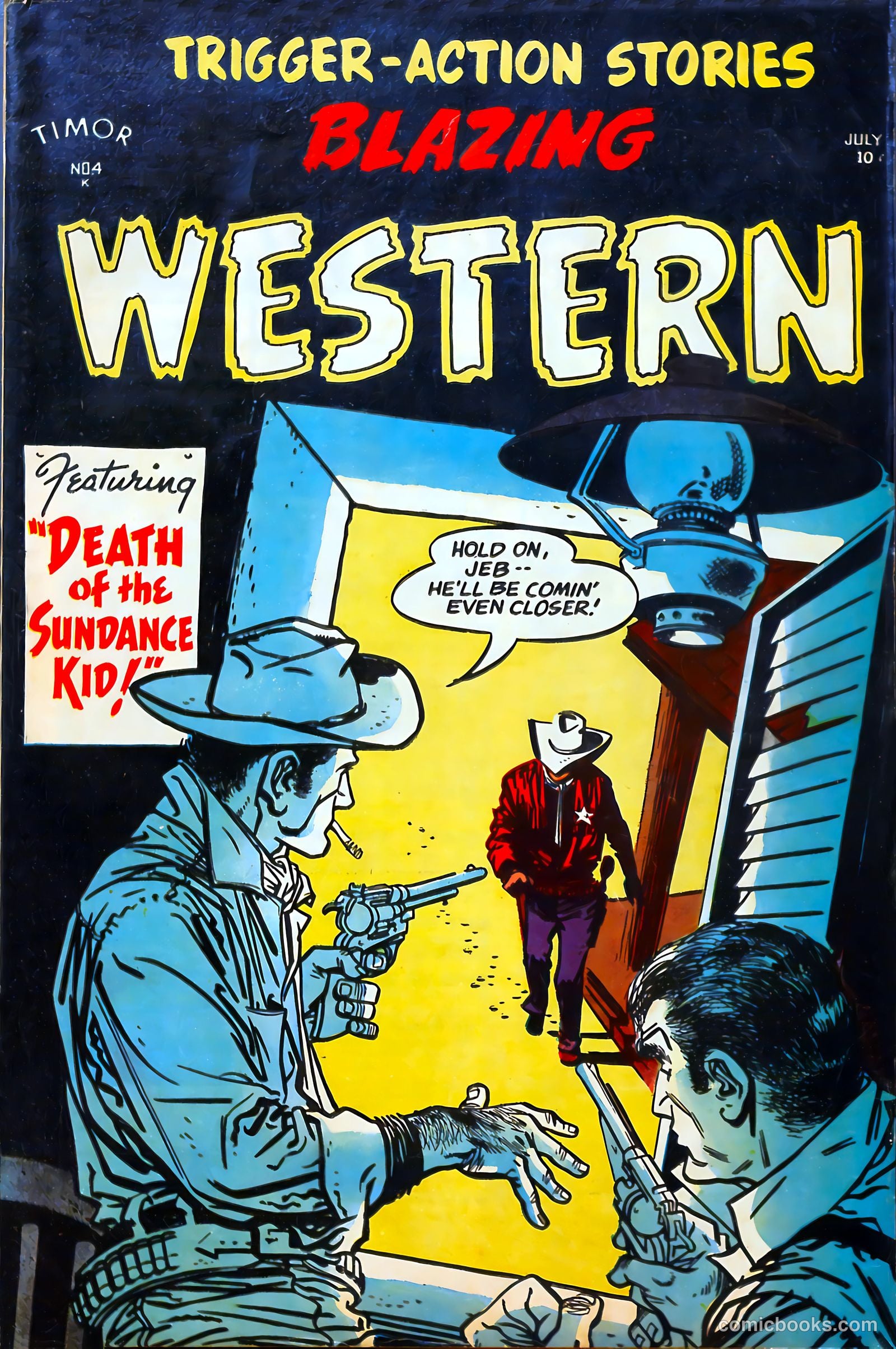 Blazing Western #4 cover