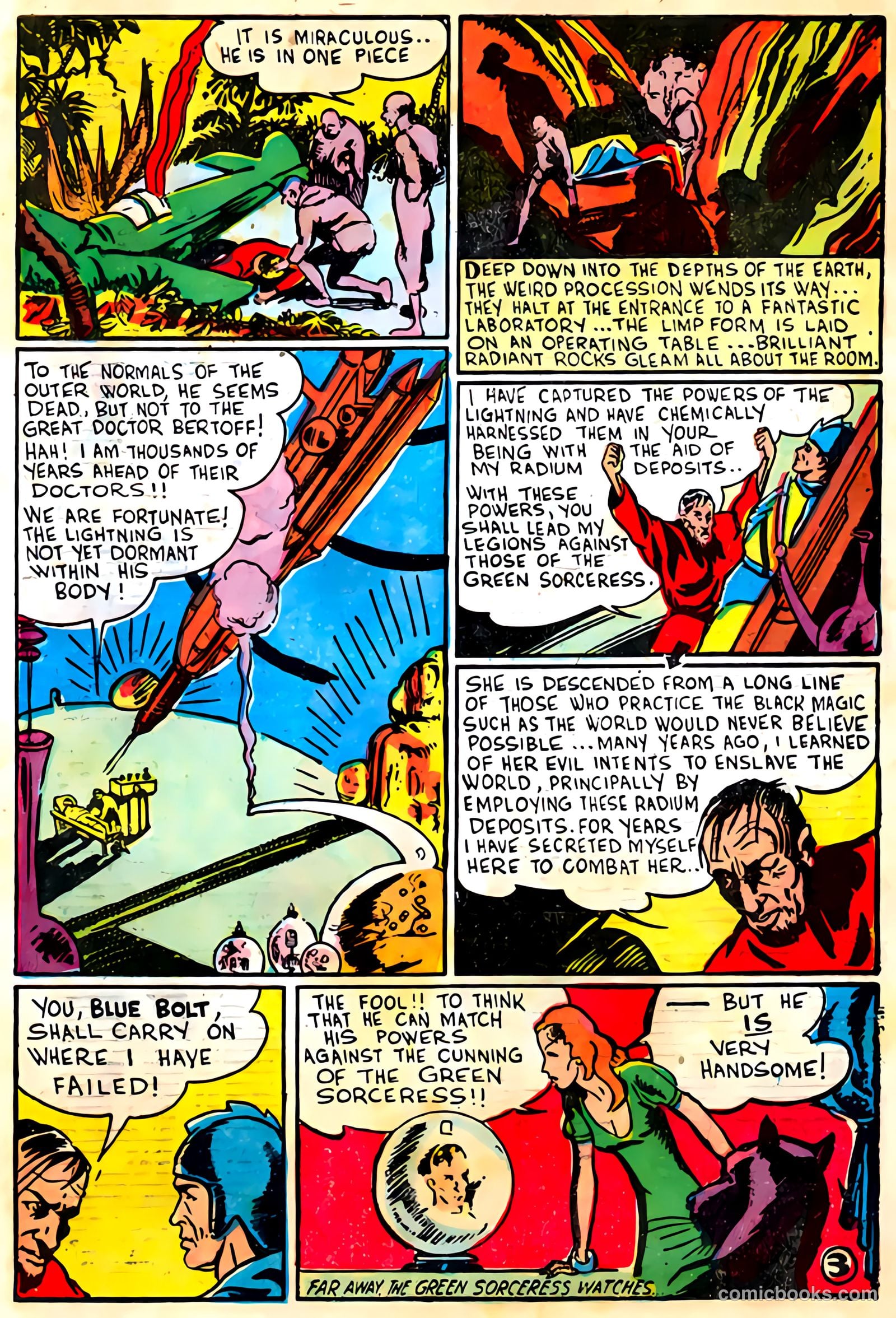 Blue Bolt #105 (1950) — page 3