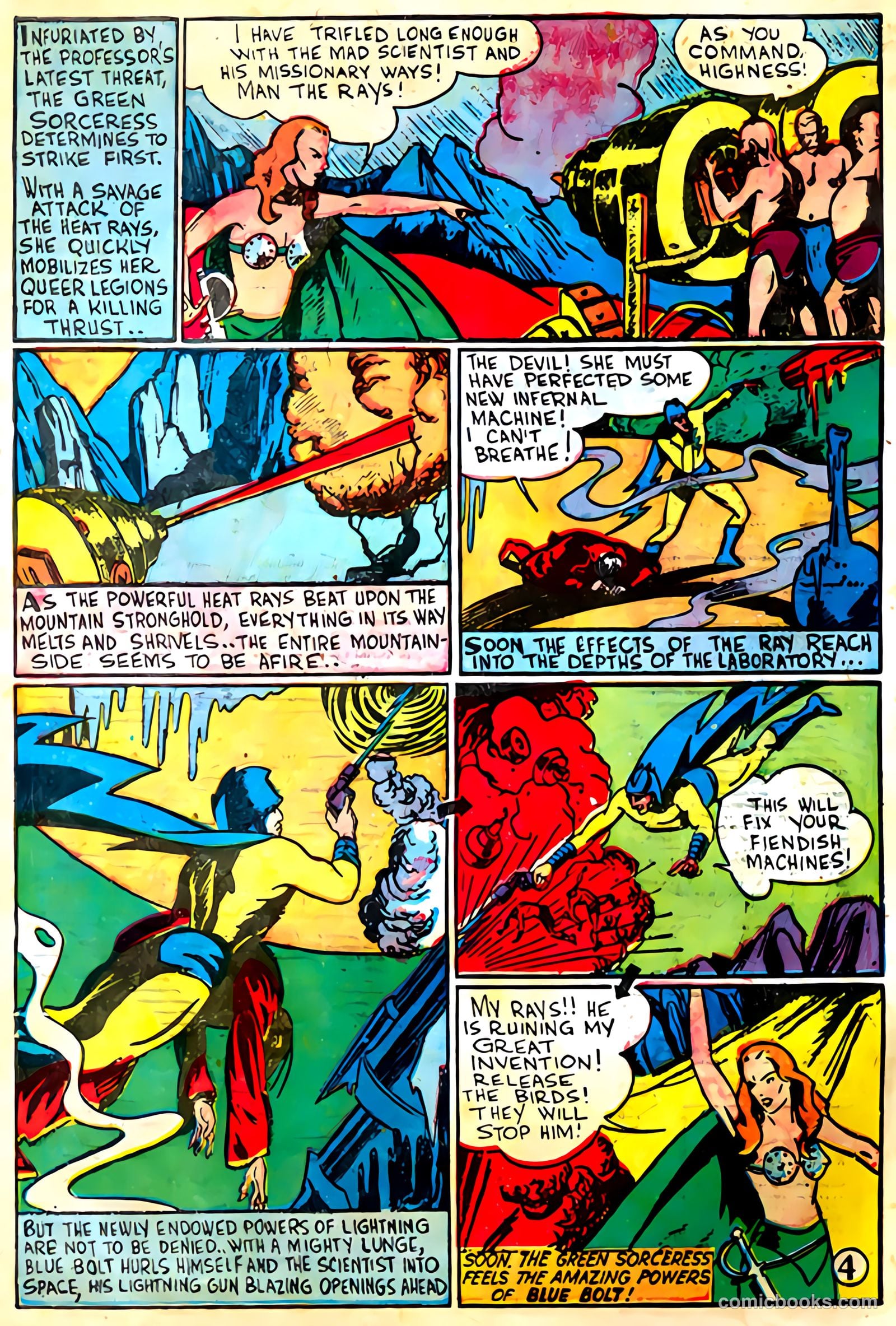 Blue Bolt #105 (1950) — page 4
