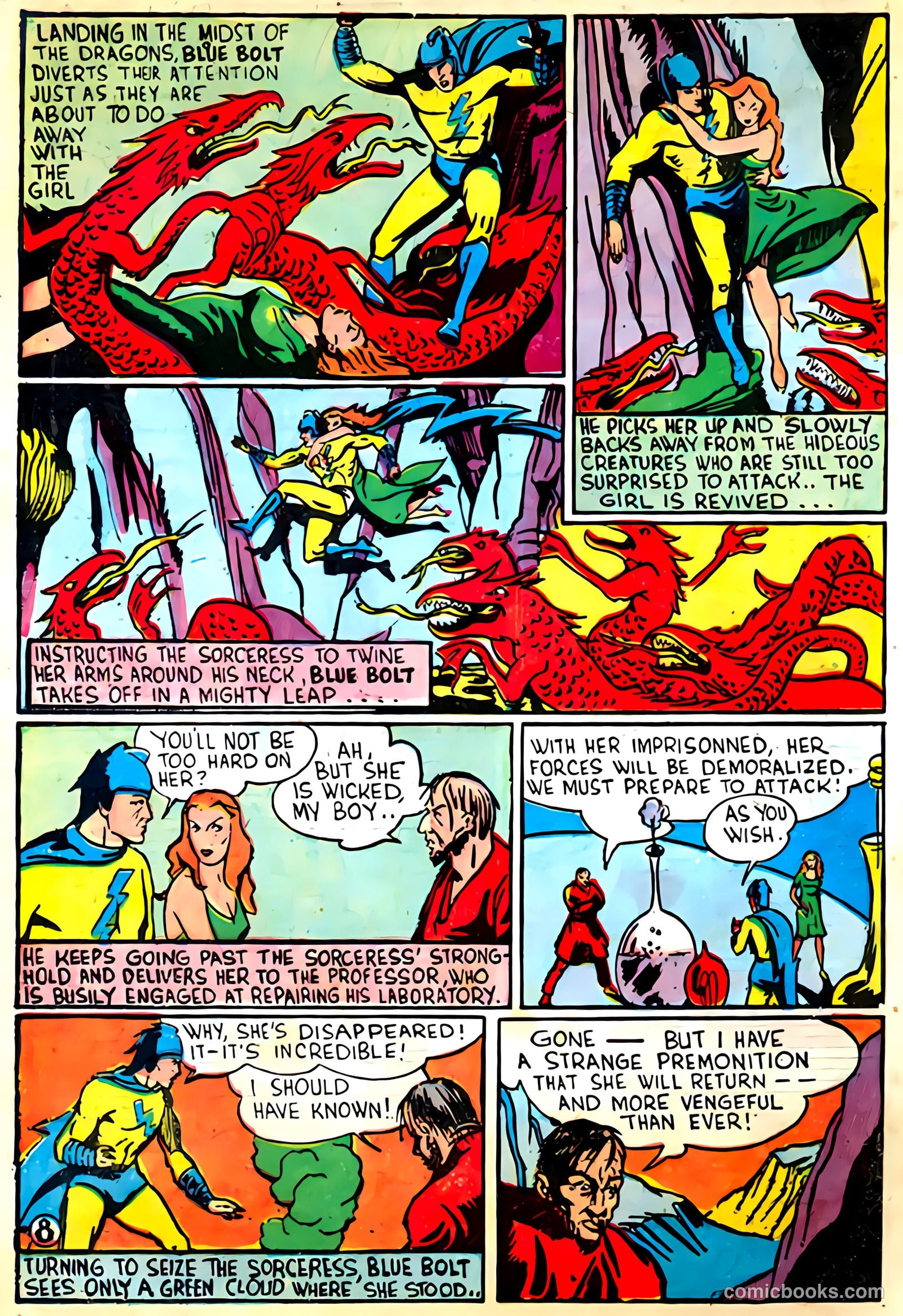 Blue Bolt #105 (1950) — page 8
