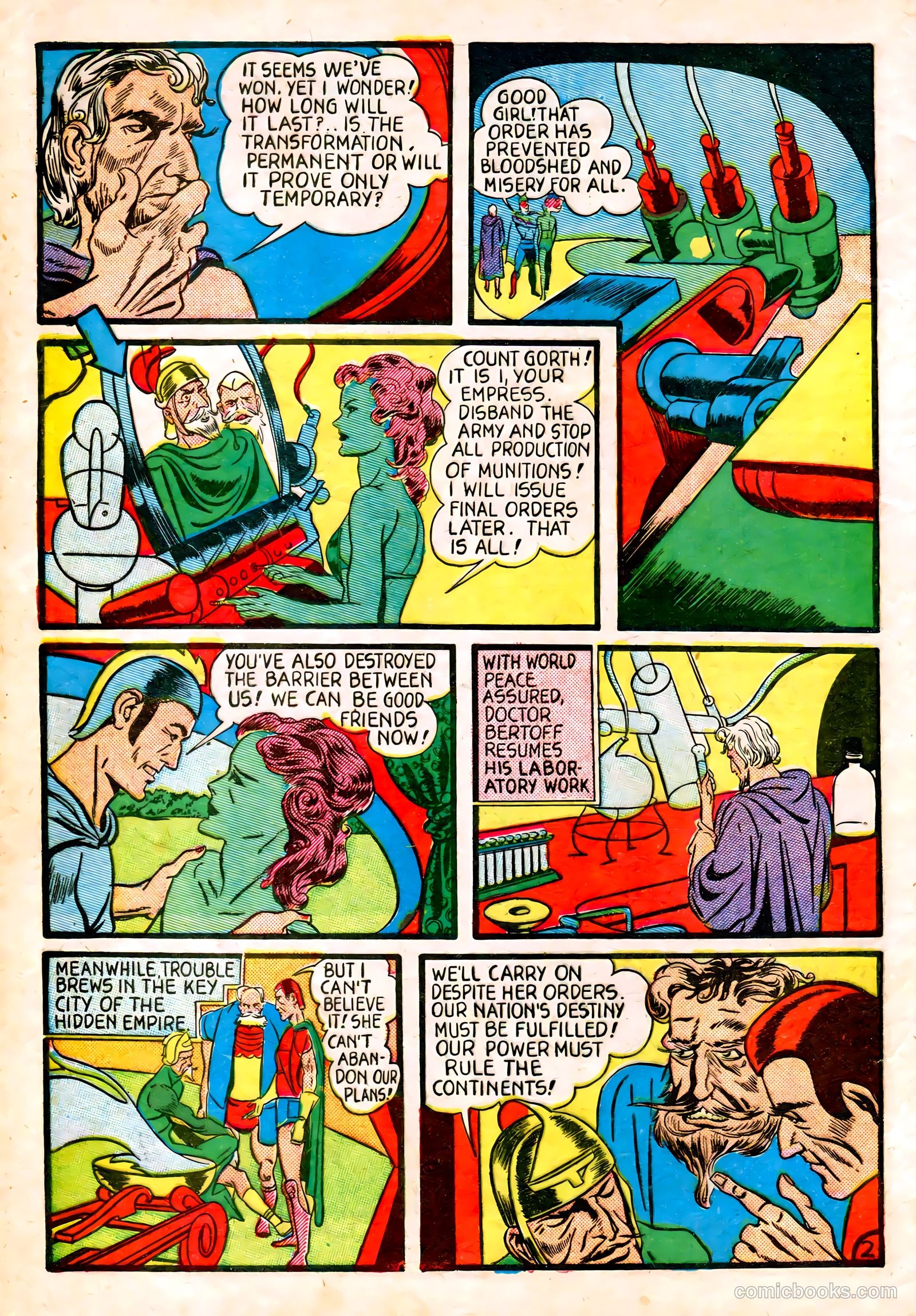 Blue Bolt #107 (1950) — page 30 of 40