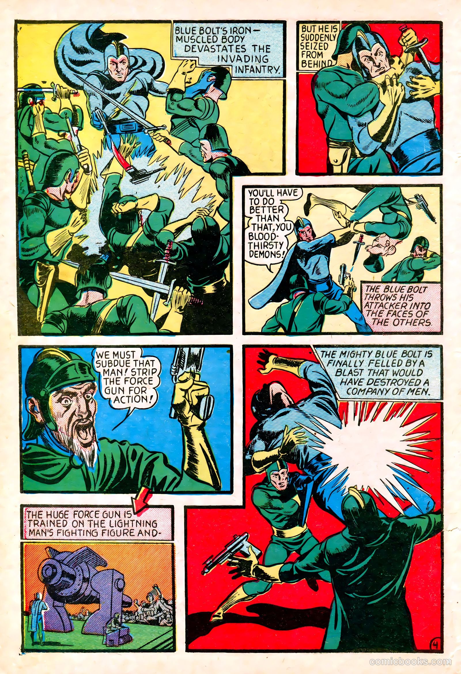 Blue Bolt #107 (1950) — page 32 of 40