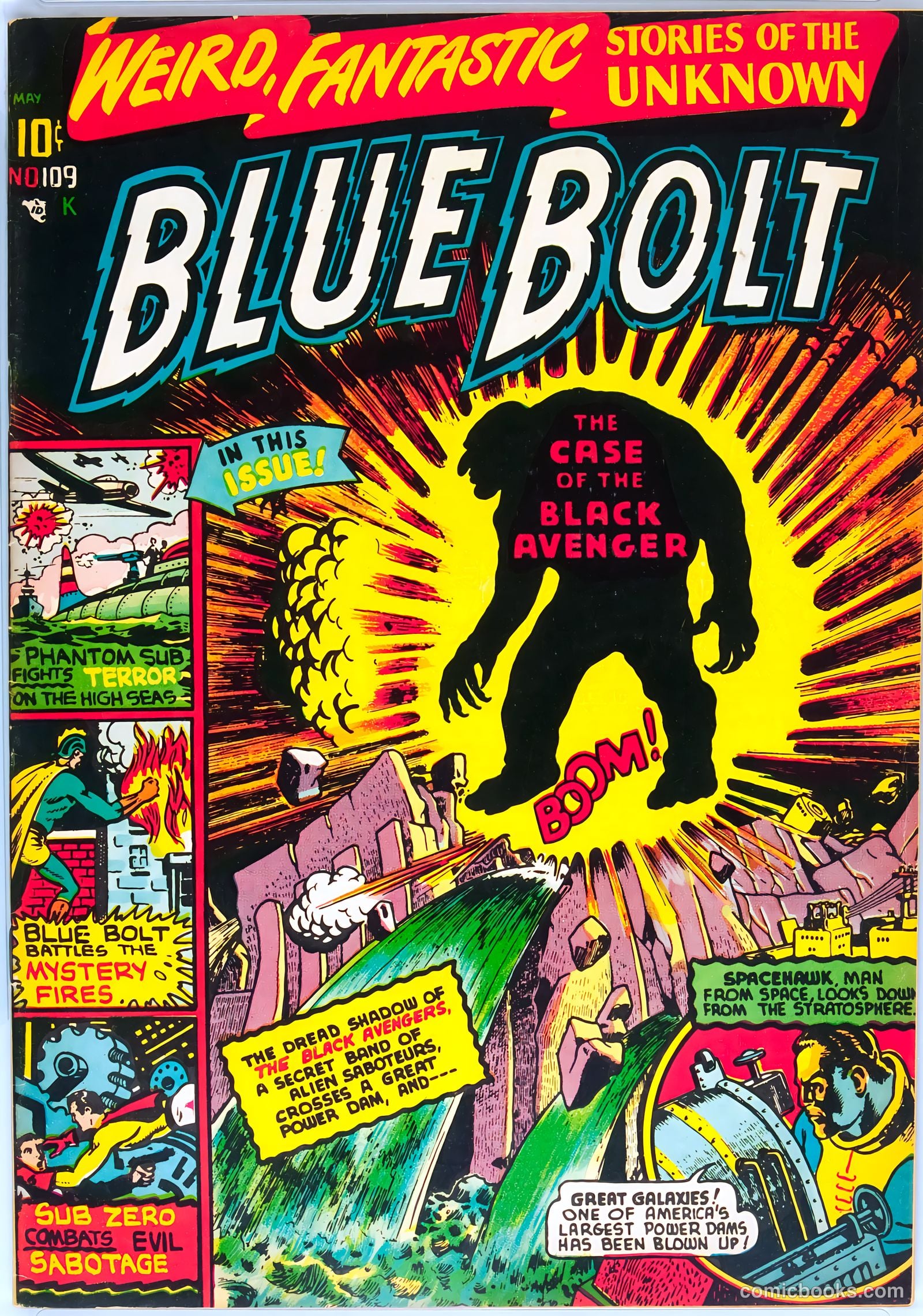 Blue Bolt #109 cover