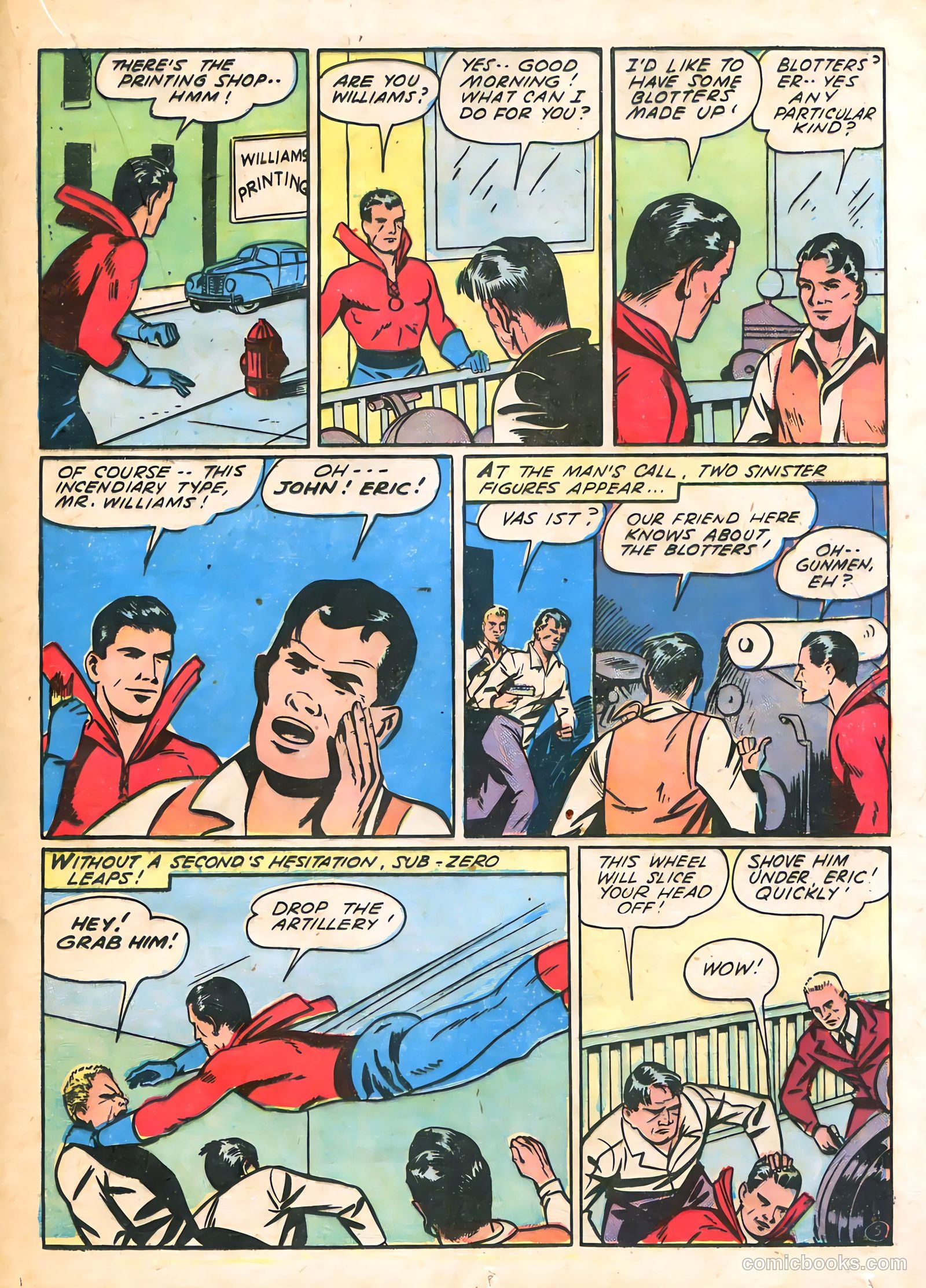 Blue Bolt #109 (1951) — page 22 of 34