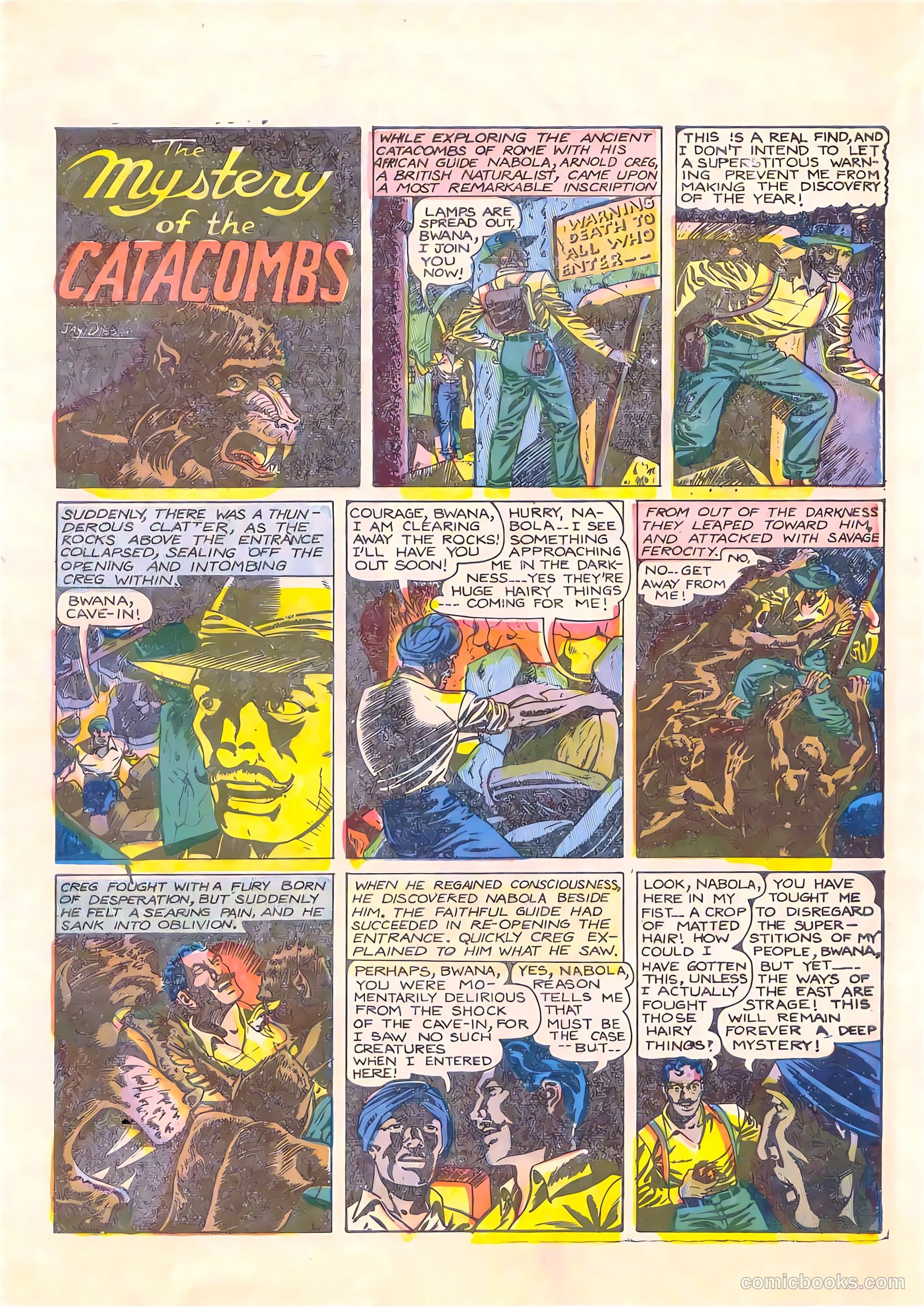 Blue Bolt #113 (1952) — page 9 of 36