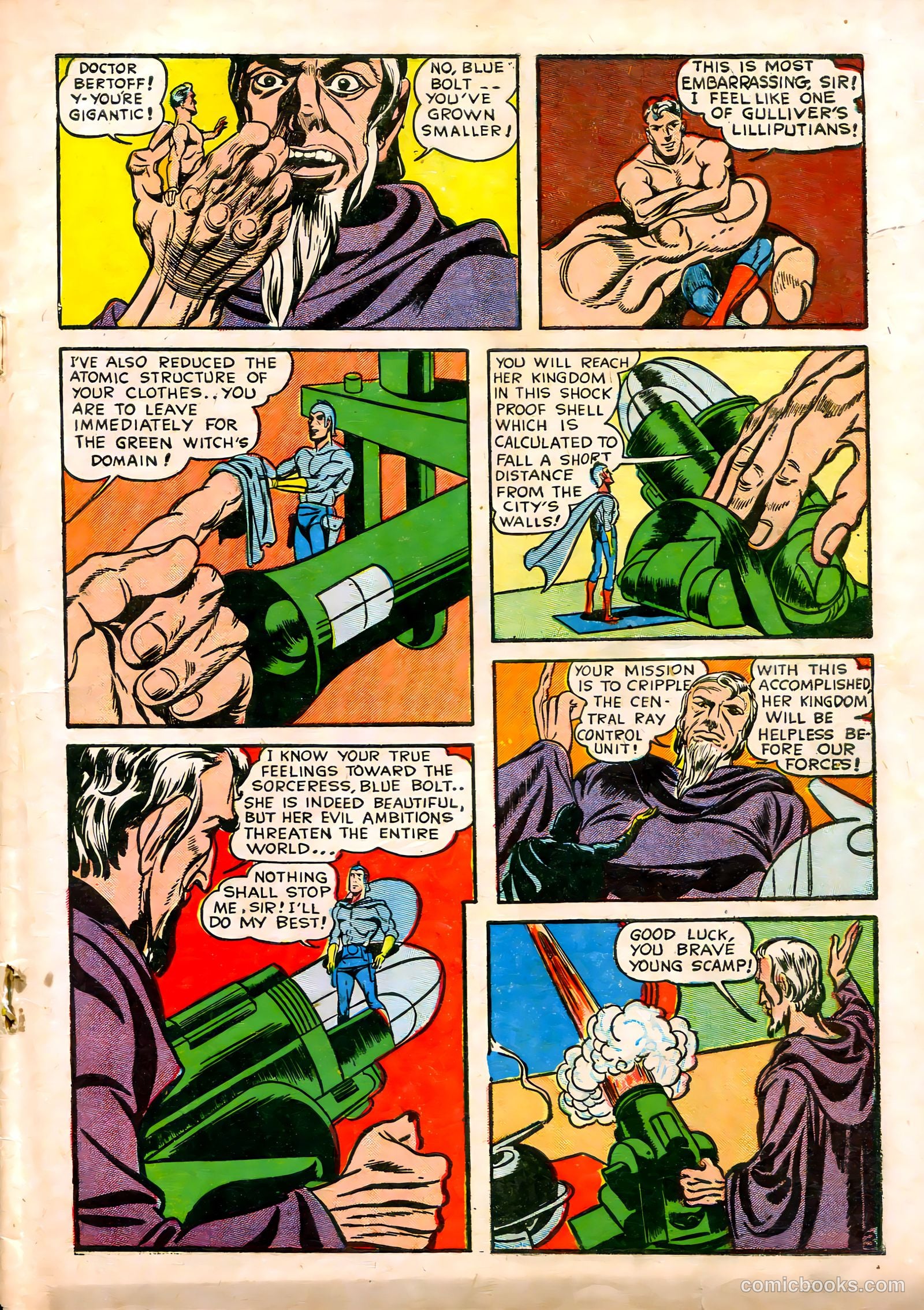 Blue Bolt #4 (1952) — page 6 of 69