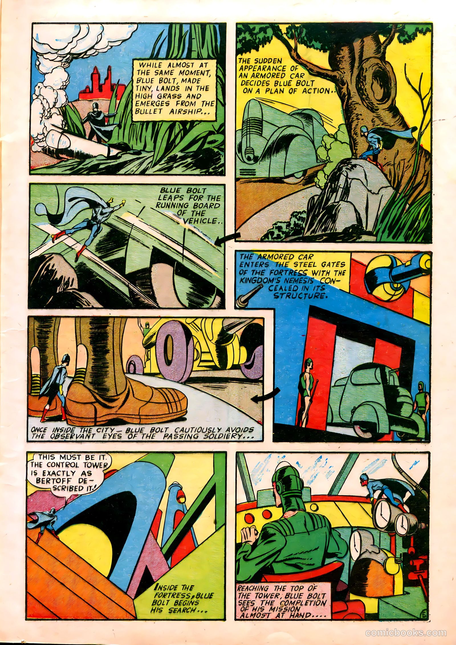 Blue Bolt #4 (1952) — page 8 of 69