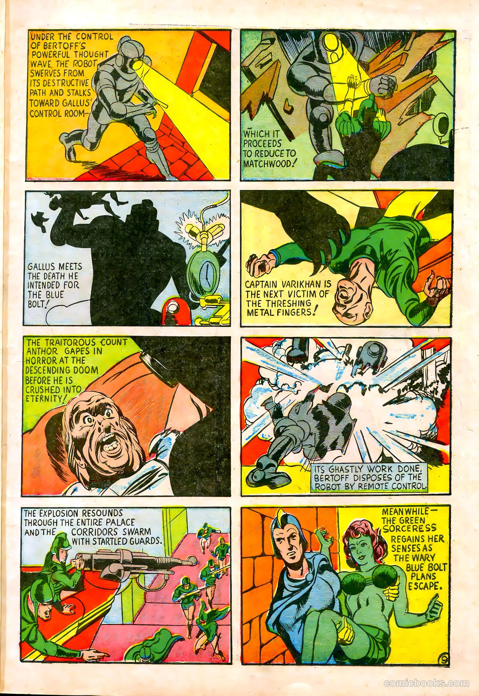 Blue Bolt #4 (1952) — page 12 of 69